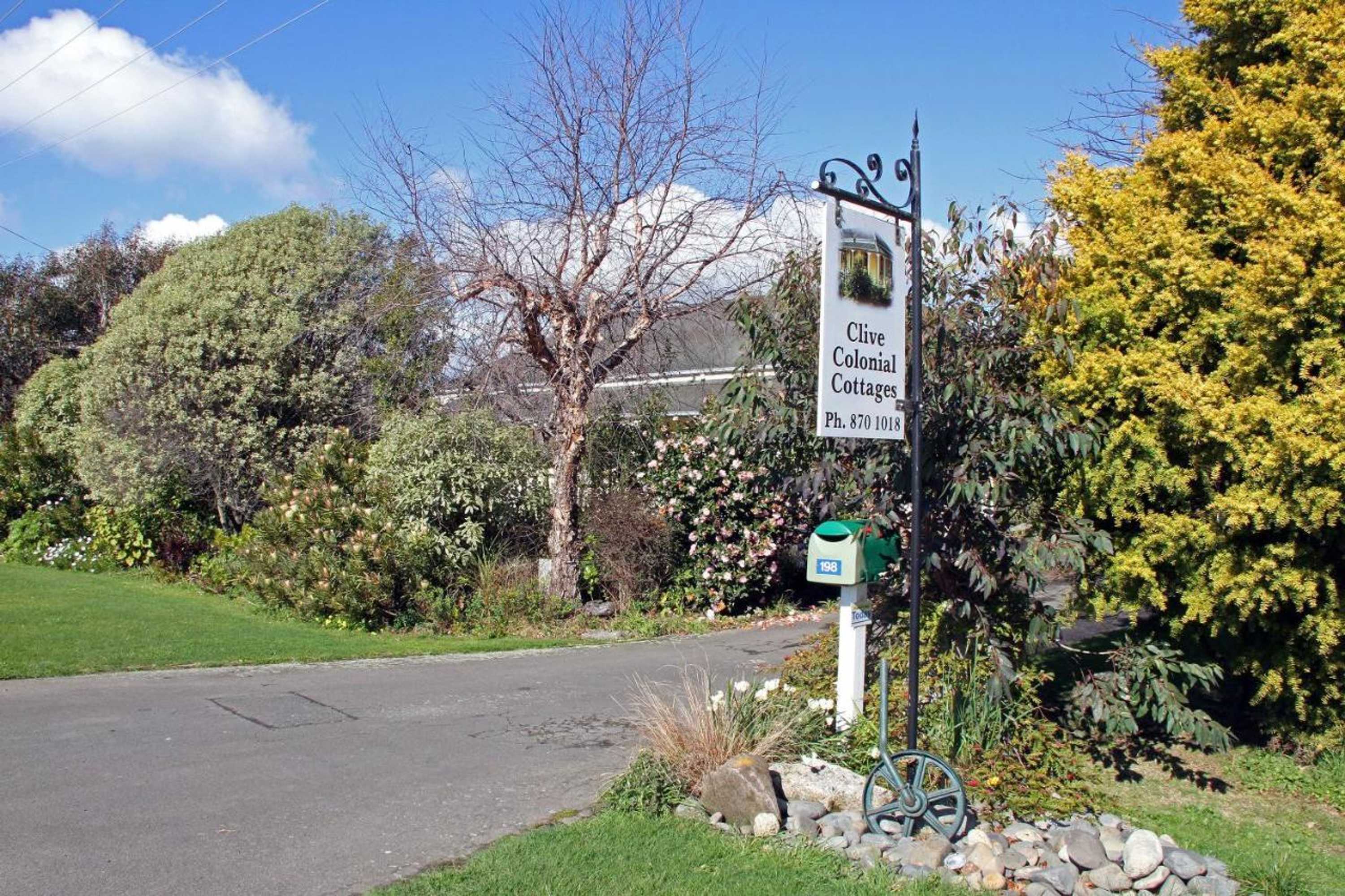 Gift card for Clive Colonial Cottages