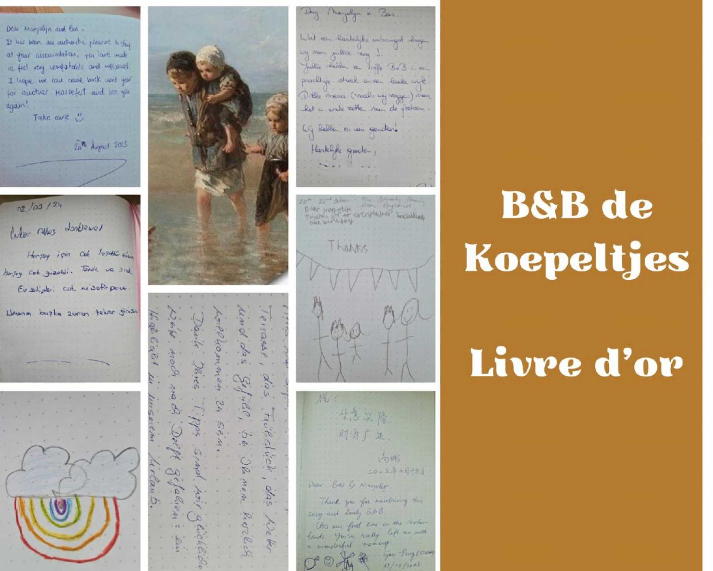 Gift card for Bed & Breakfast de Koepeltjes