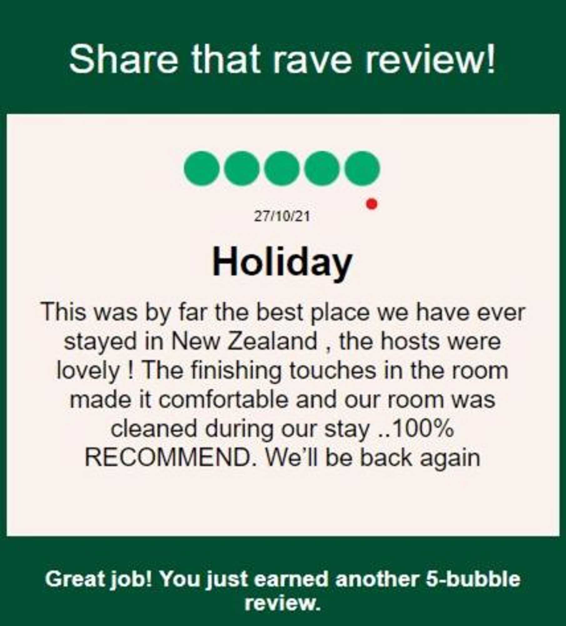 Gift card for Tarltons Lodge