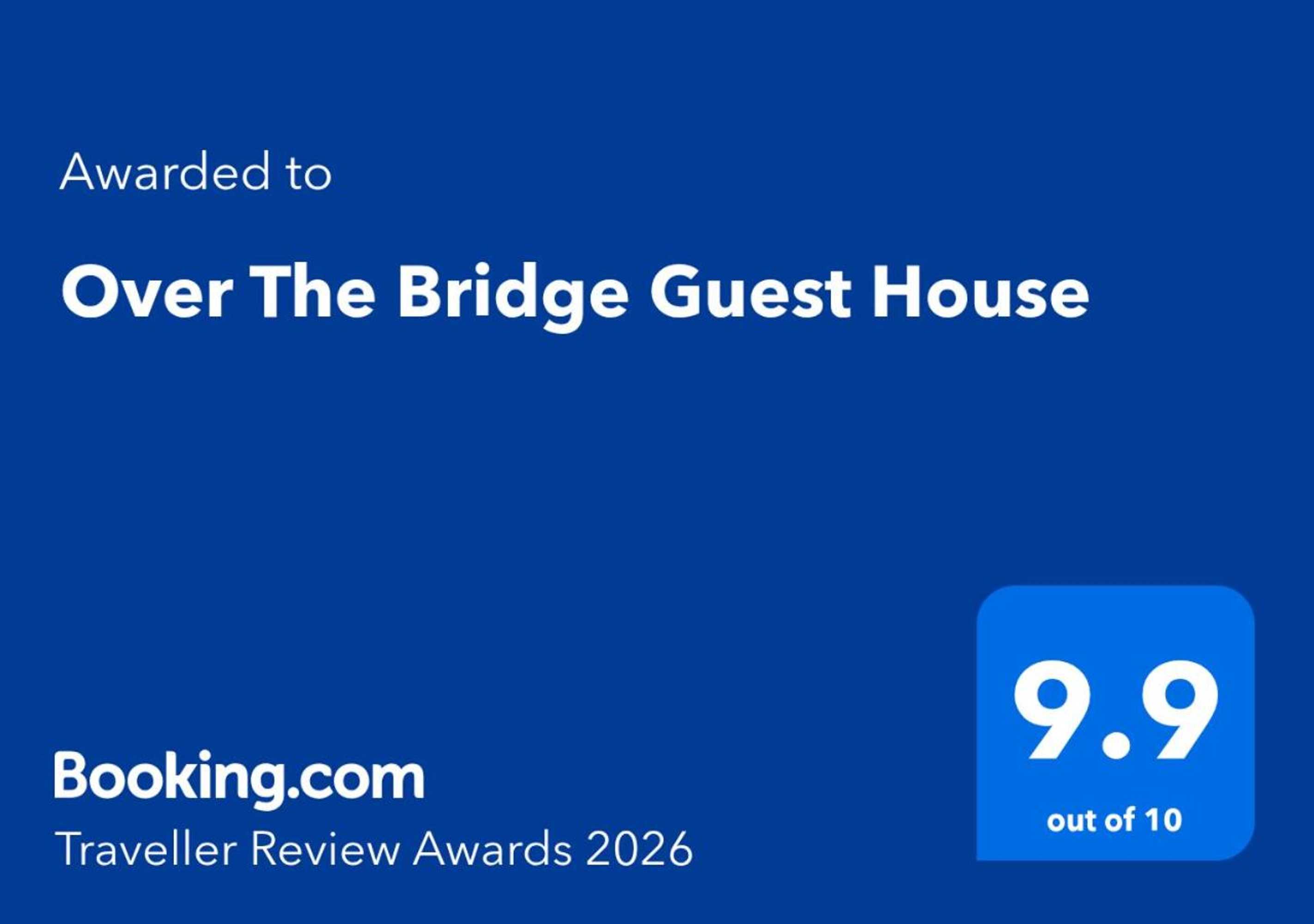 Gift card for Over The Bridge Guest House