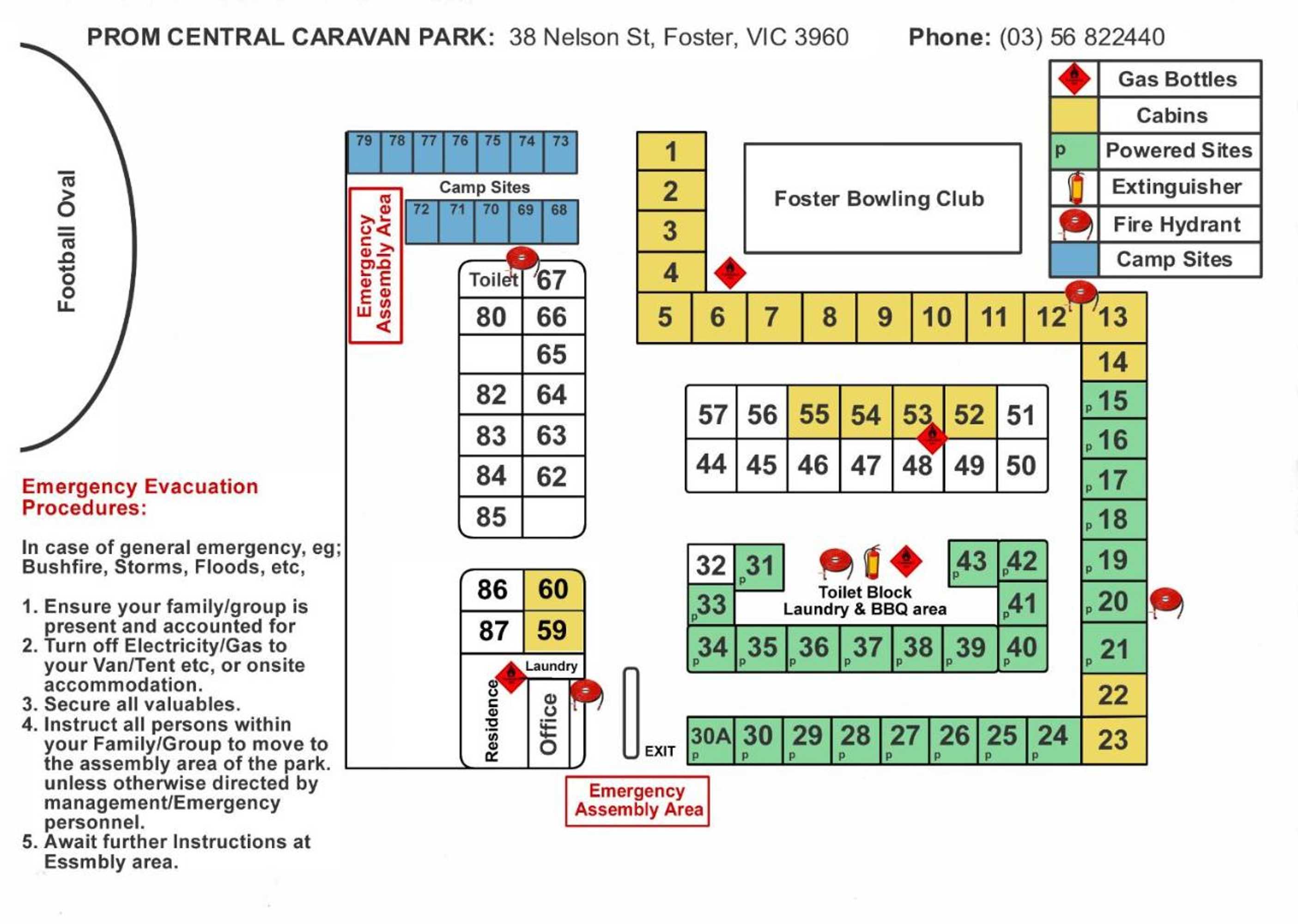 Gift card for Prom Central Caravan Park