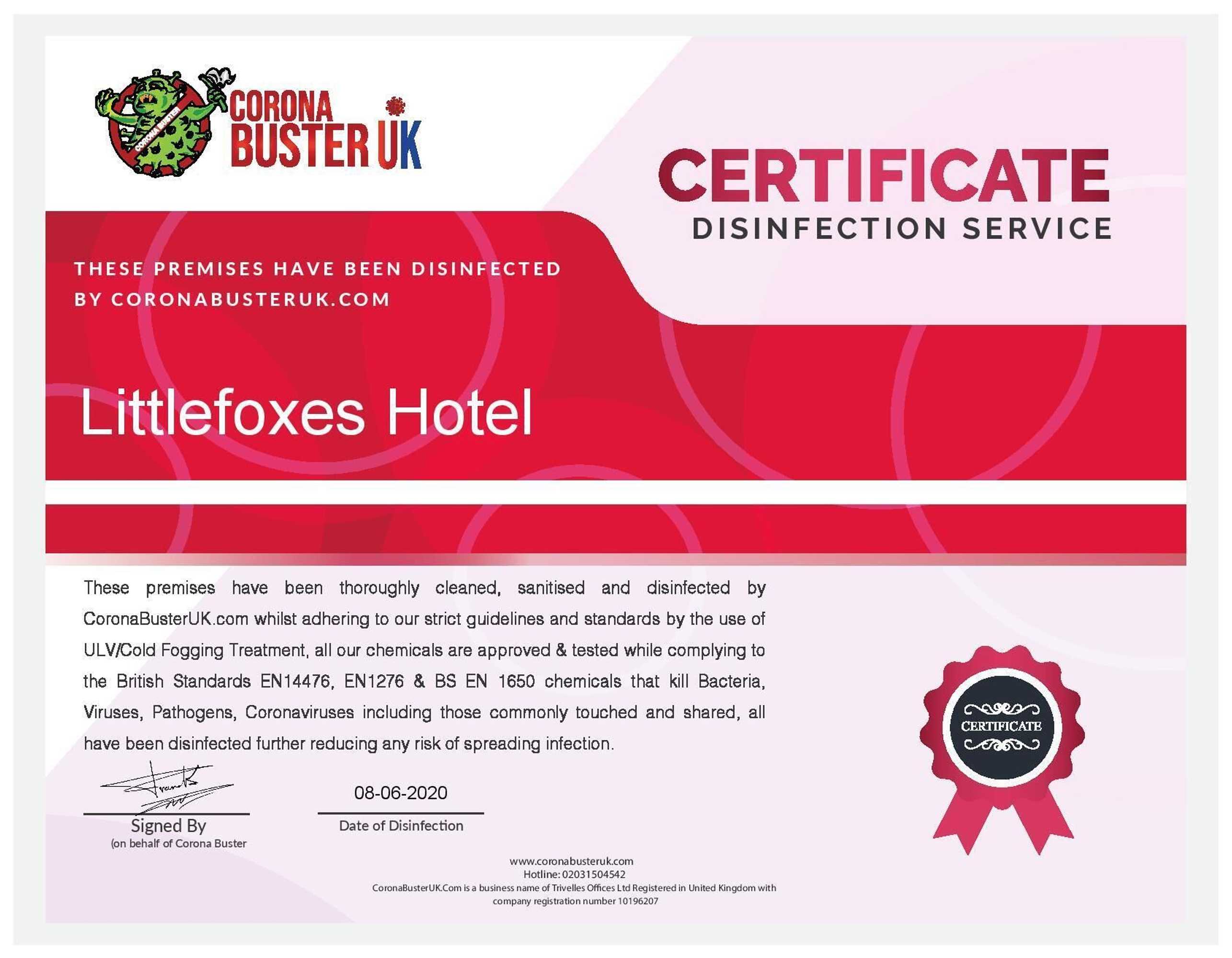 Gift card for Little Foxes Hotel & Gatwick Airport Parking Gift card for Little Foxes Hotel & Gatwick Airport Parking