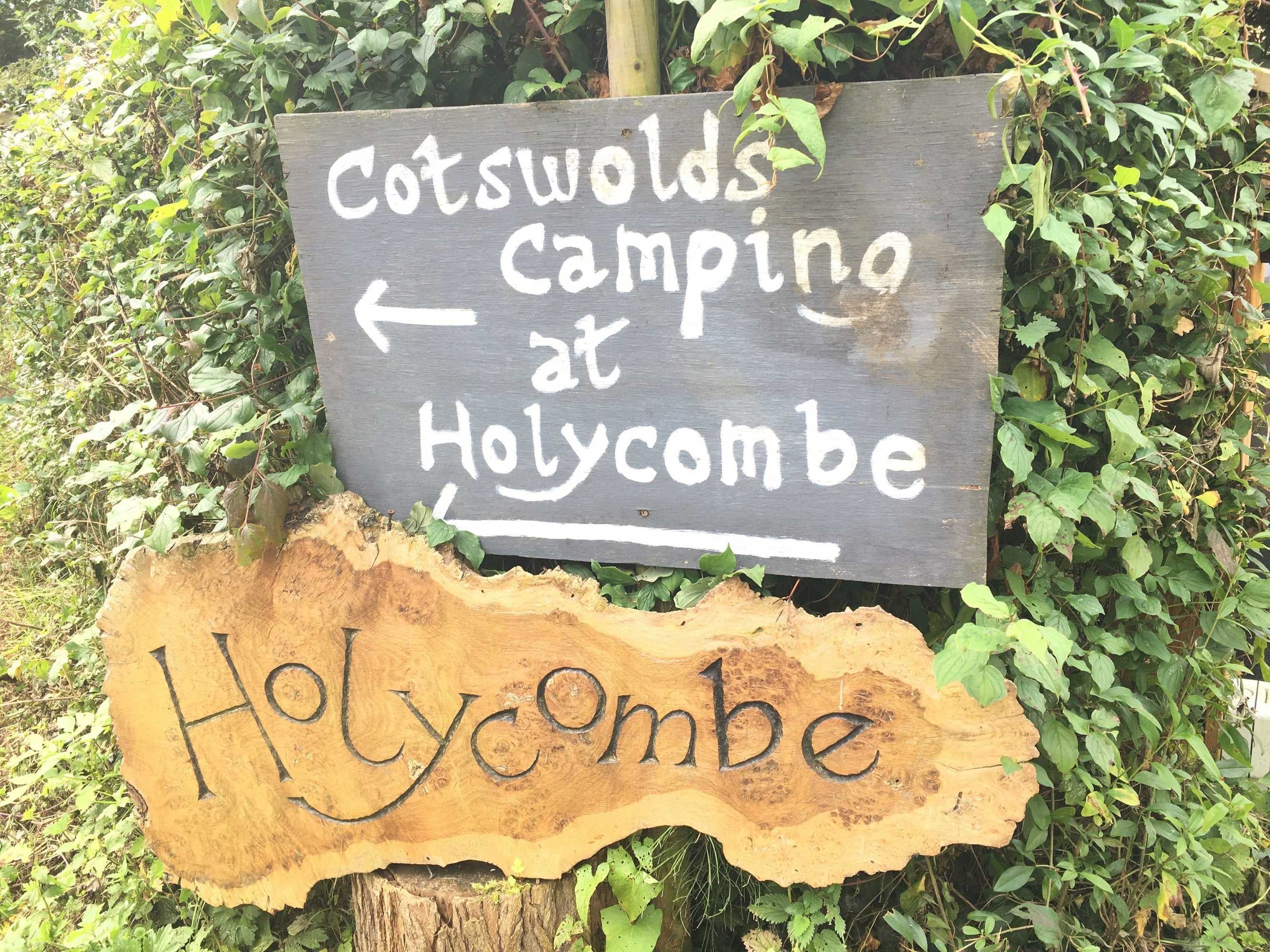 Gift card for Cotswolds Camping at Holycombe