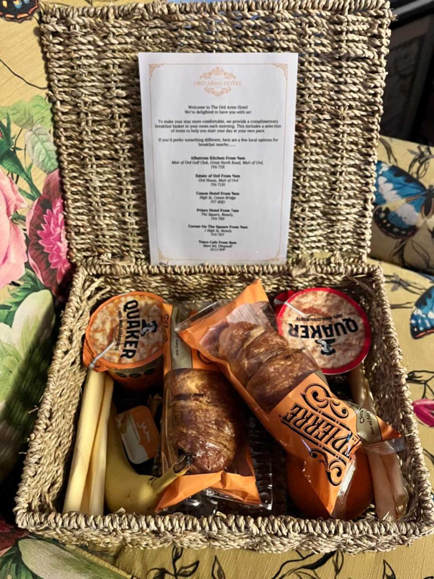 Gift card for Ord Arms Hotel