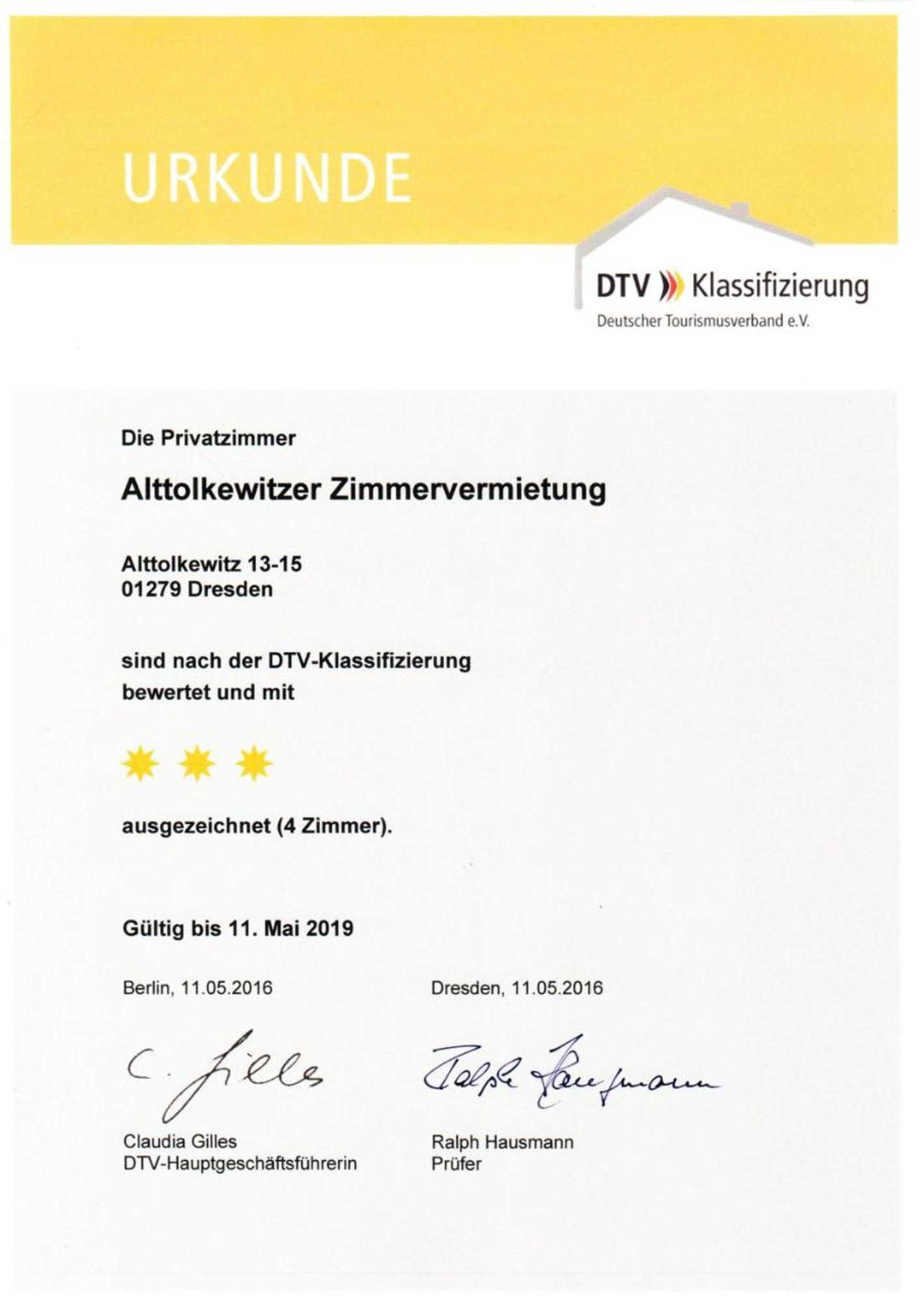 Gift card for Alttolkewitzer Ferien- & Privatzimmer Mrosk Dresden