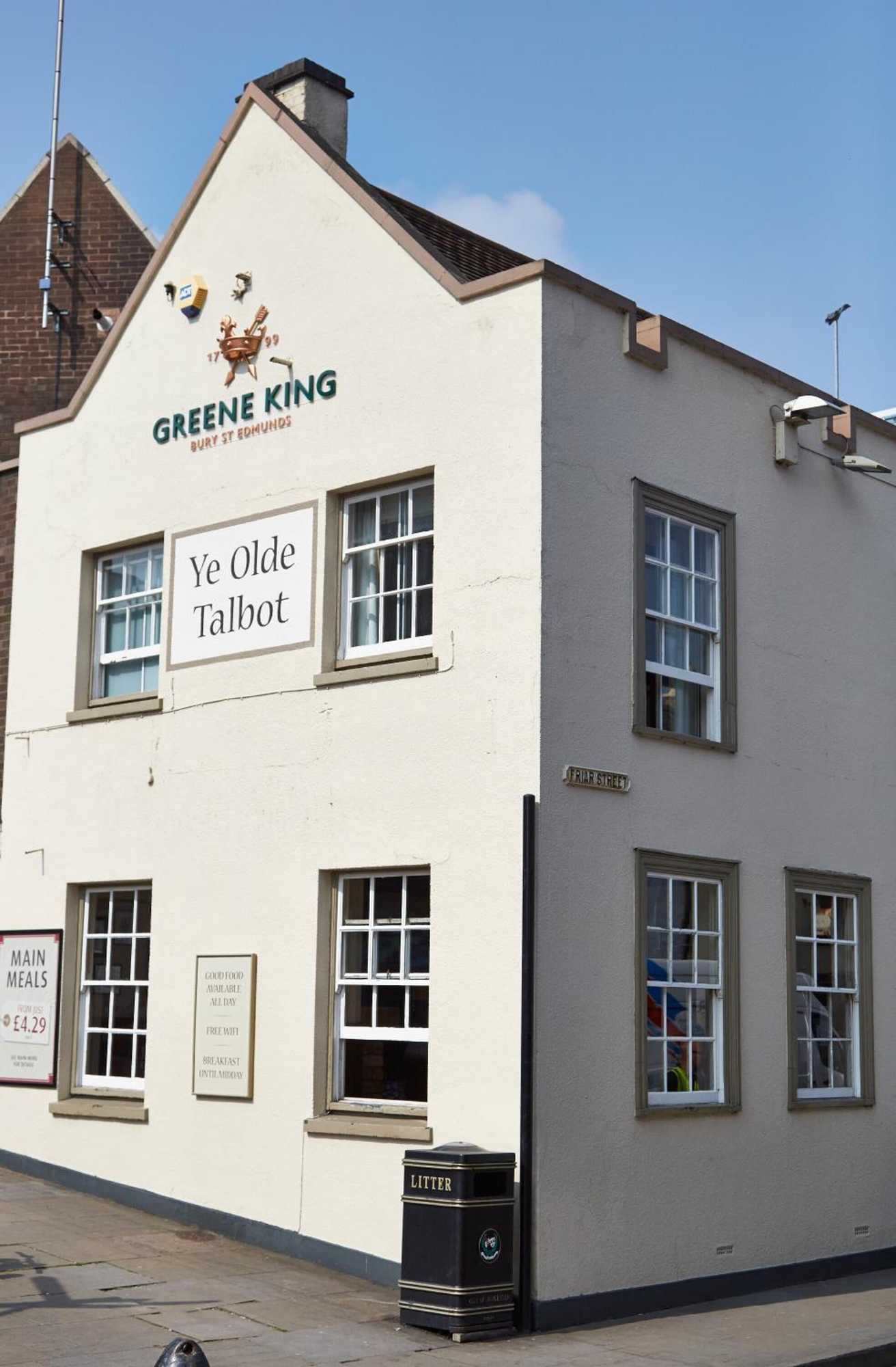 Gift card for Ye Olde Talbot Hotel by Greene King Inns