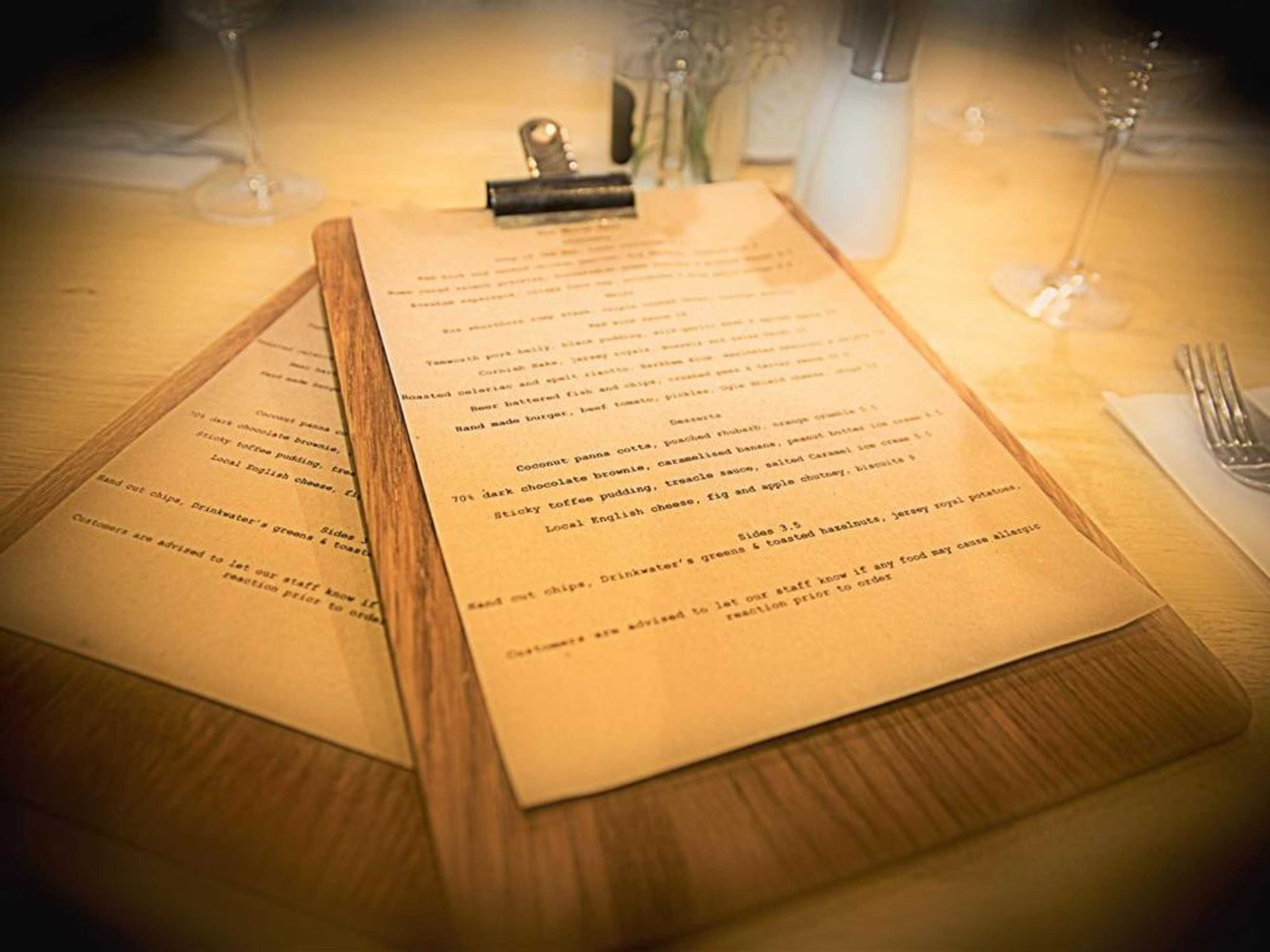 Gift card for The White Bear