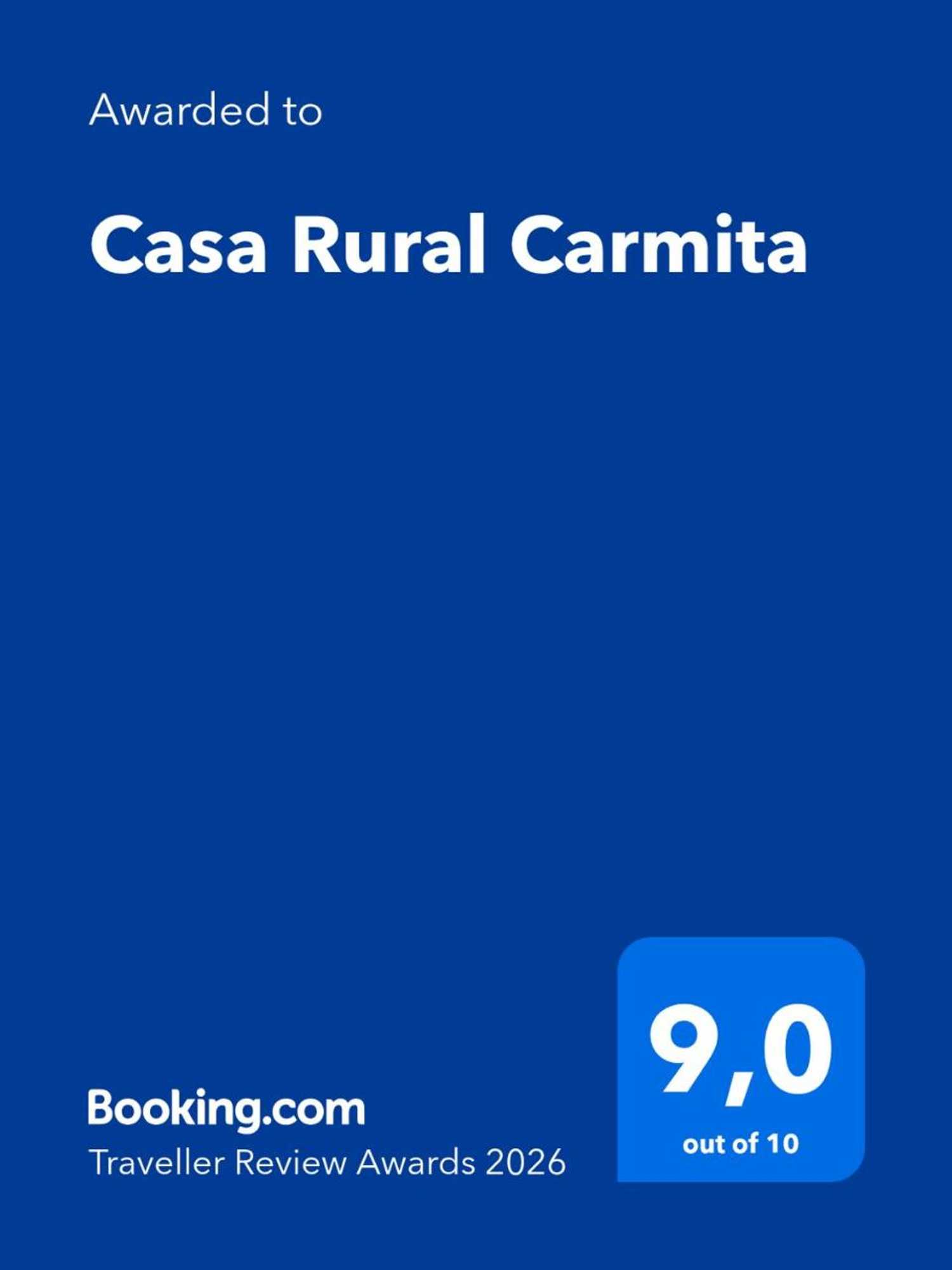 Gift card for Casa Rural Carmita
