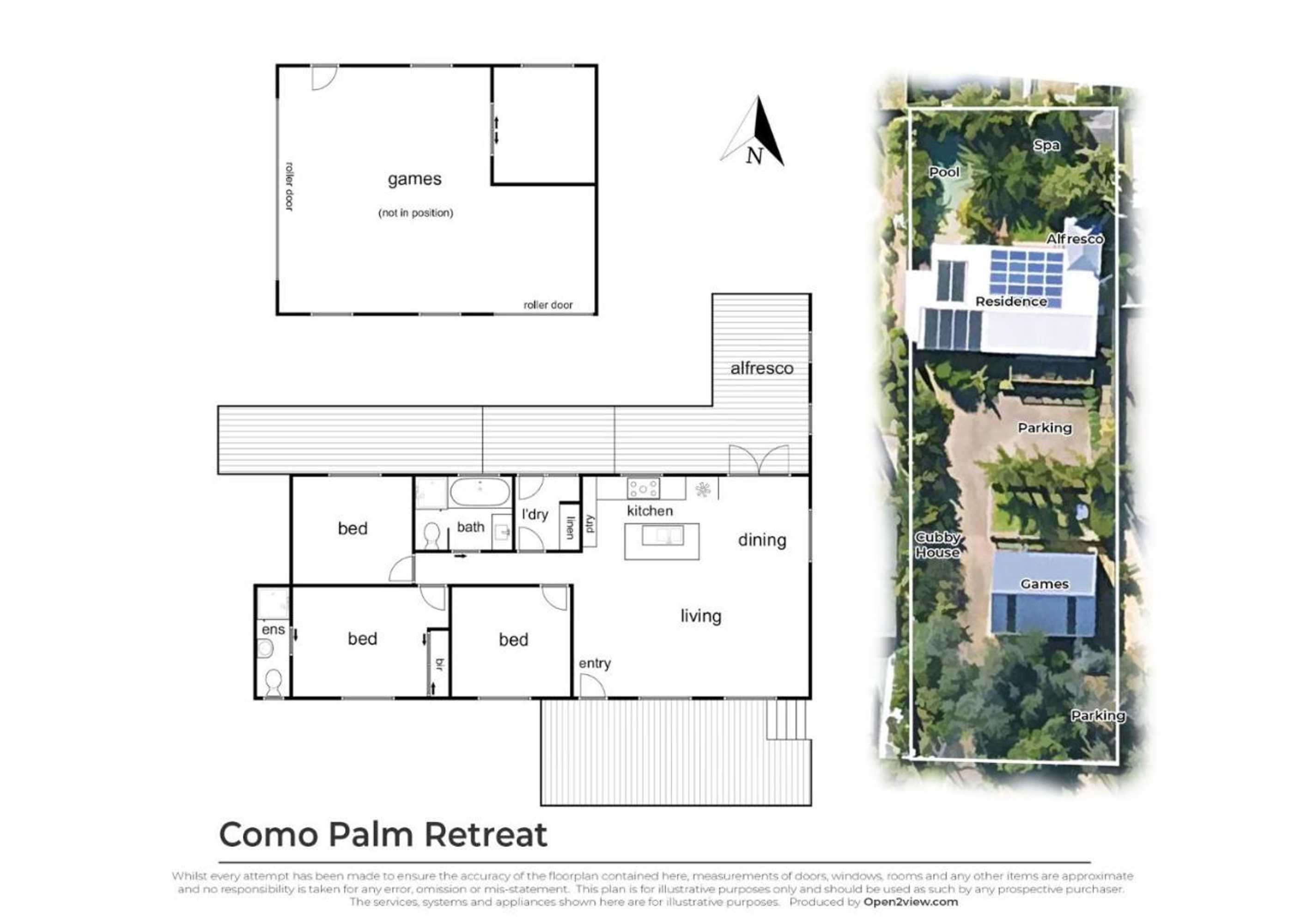 Gift card for Como Palm Retreat