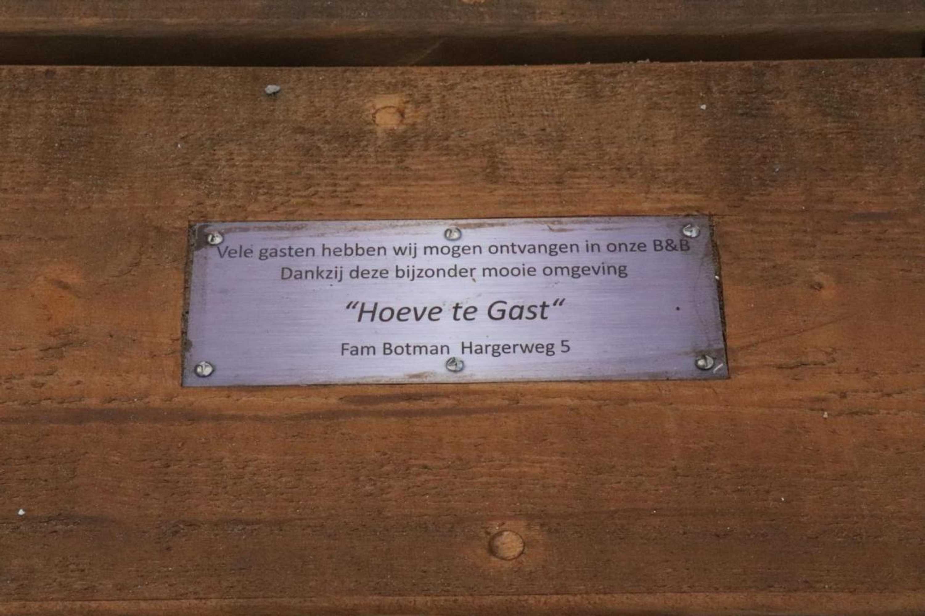 Gift card for Hoeve te Gast