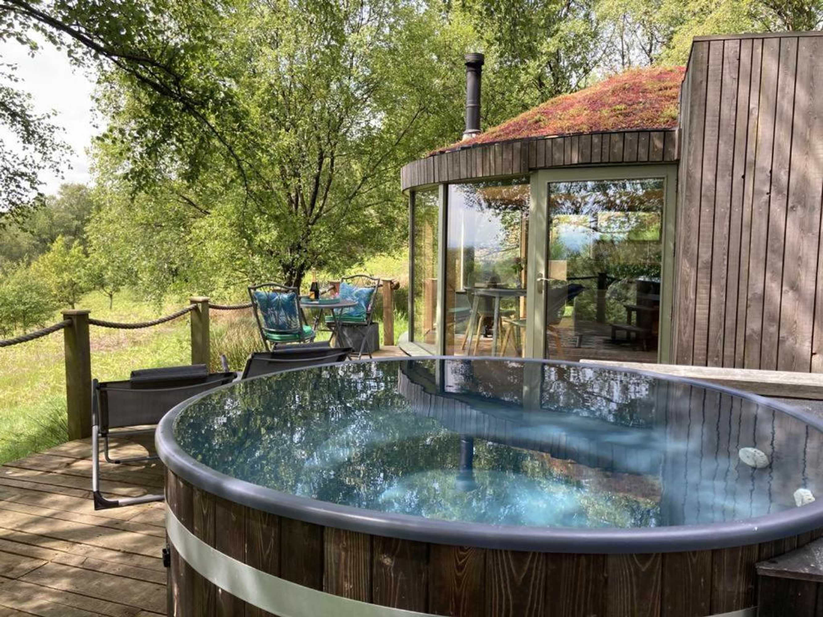 Gift card for Craigmaddie Muir Roundhouse With Hot Tub Romantic, Luxury, Rural Stay For 2 Near Milngavie Gift card for Craigmaddie Muir Roundhouse With Hot Tub Romantic, Luxury, Rural Stay For 2 Near Milngavie