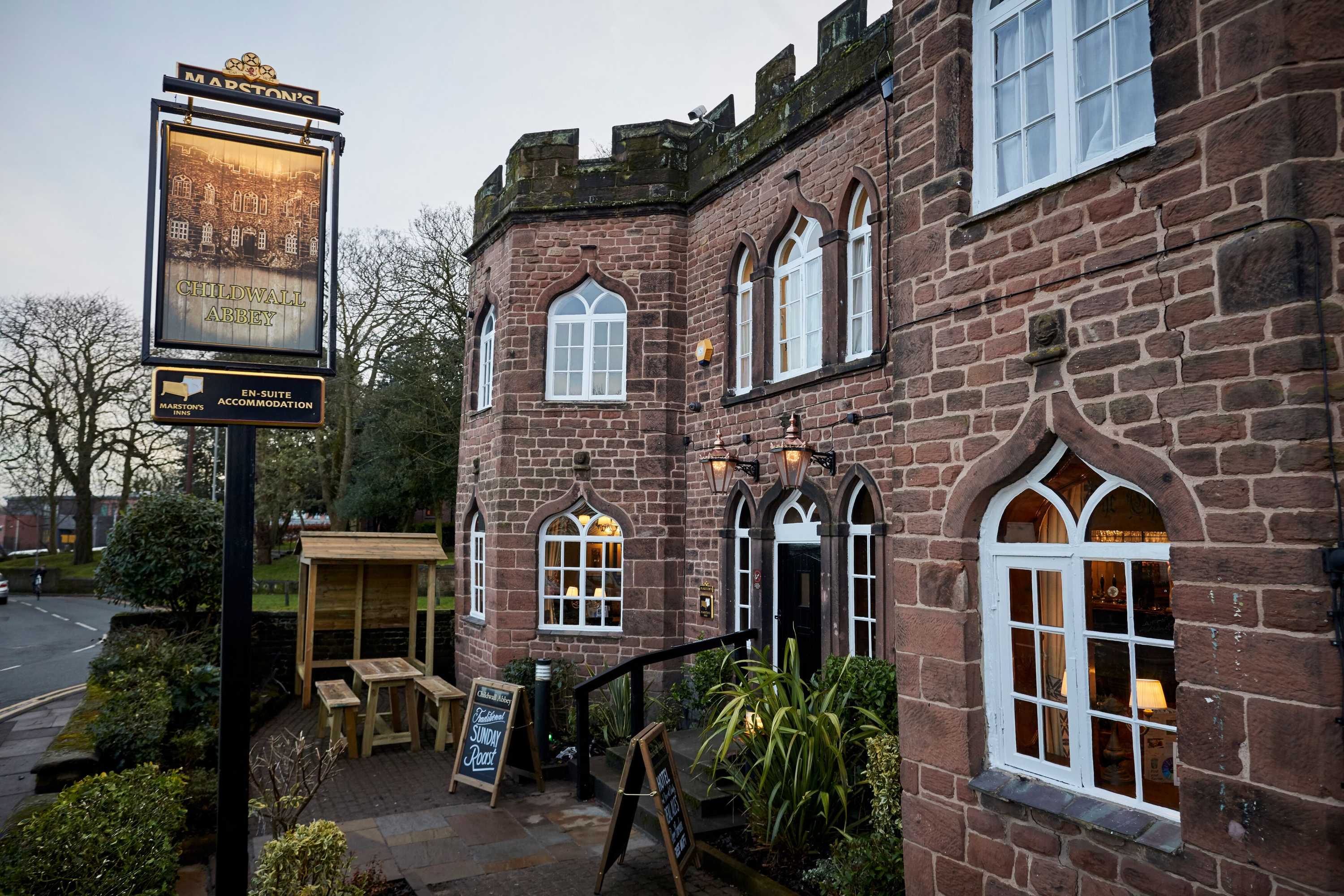 Gift card for Childwall Abbey, by Marstons Inns