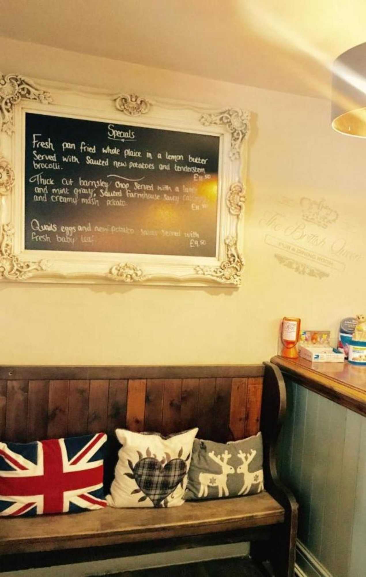 Gift card for The British Queen, Meldreth