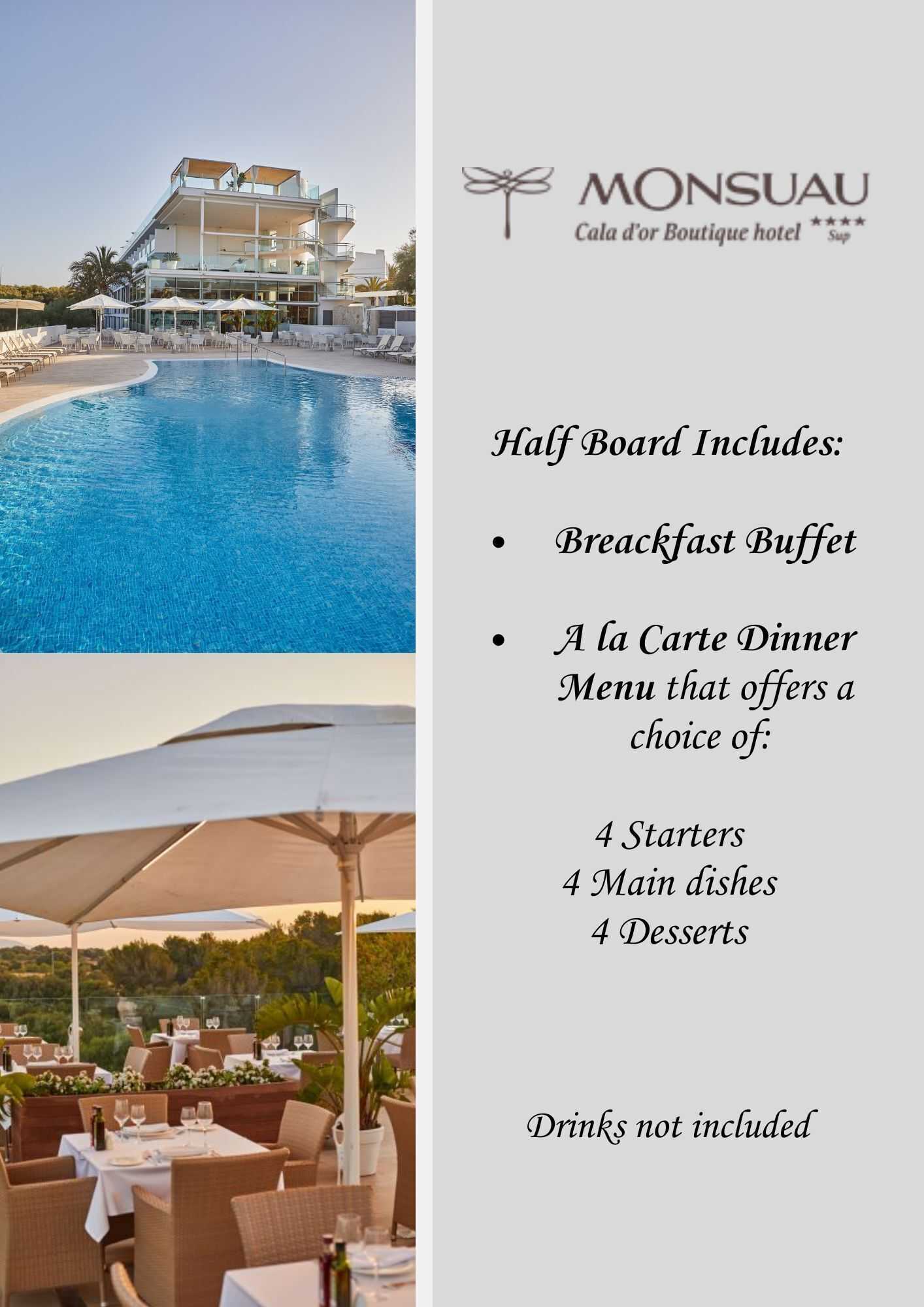 Gift card for Monsuau Cala D'or Hotel - Adults Only Gift card for Monsuau Cala D'or Hotel - Adults Only