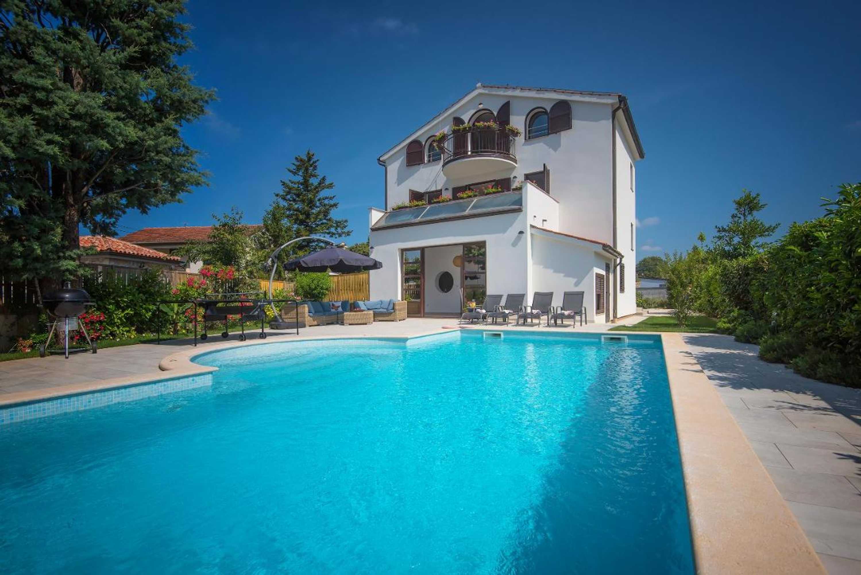 Gift card for Villa Andrija Family Dream With Heated Pool at The Sea With Beautiful Garden, Outside Cinema And Kids Playground