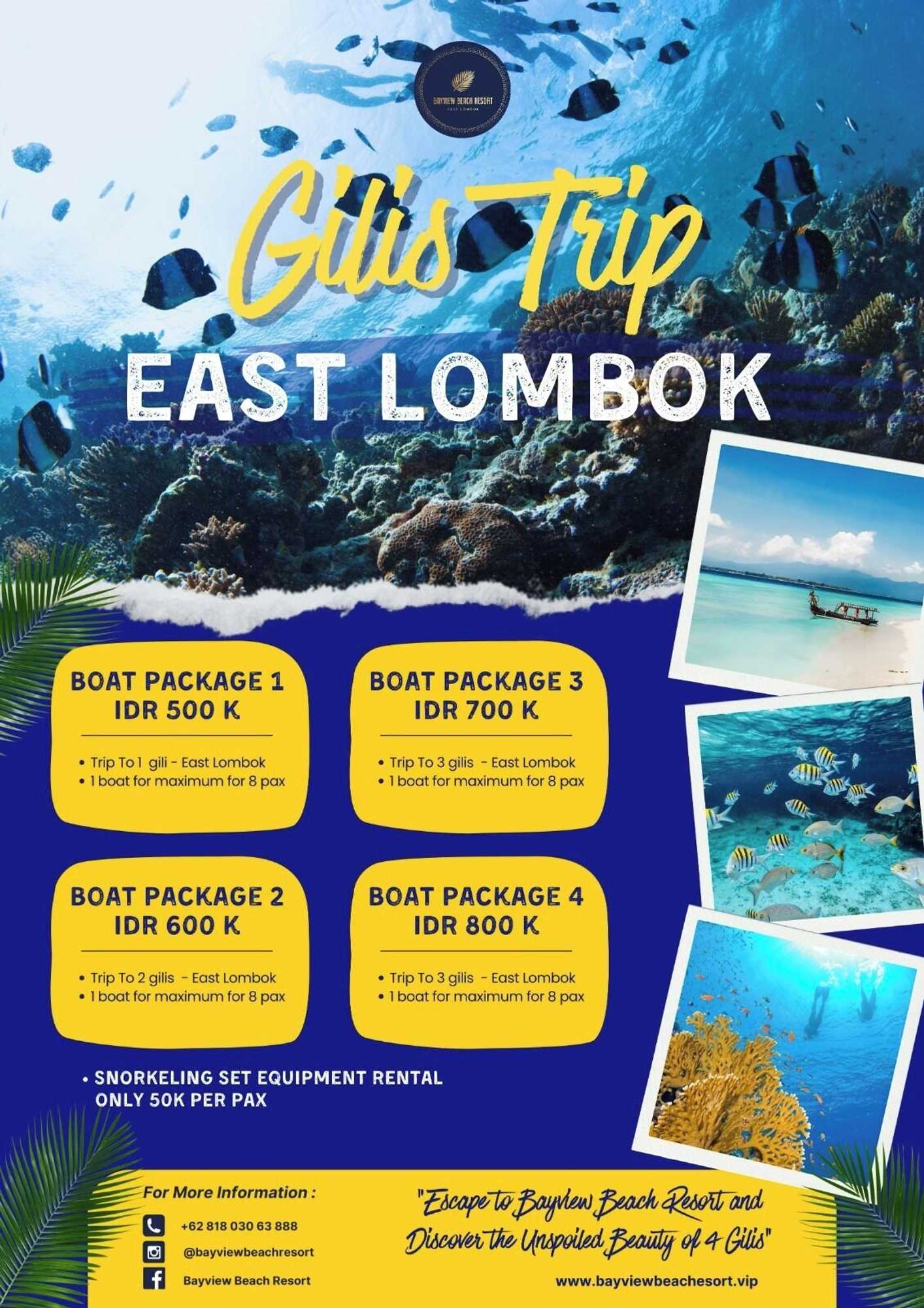 Gift card for Bayview Beach Resort East Lombok Gift card for Bayview Beach Resort East Lombok