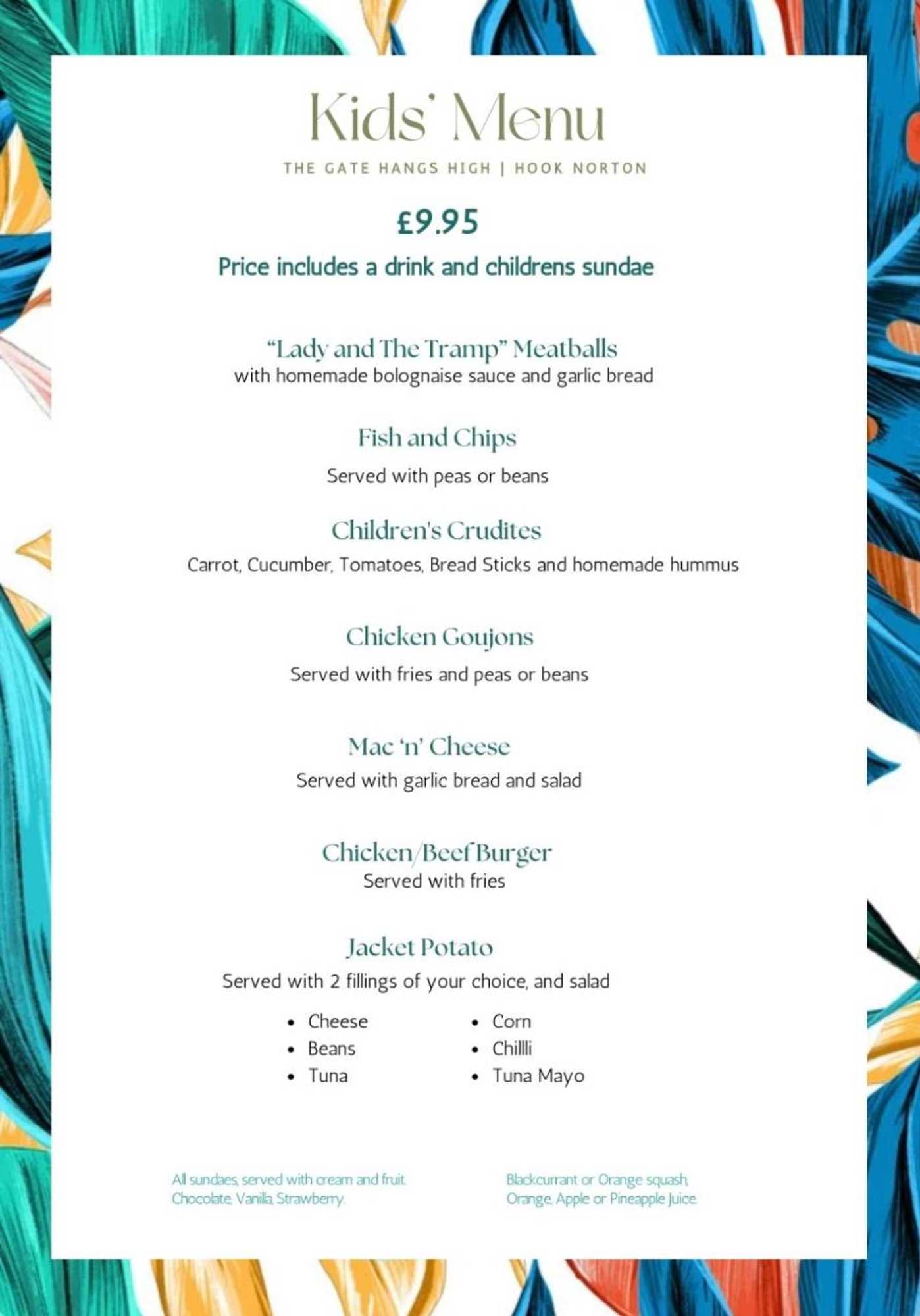 Gift card for The Gate Hangs High