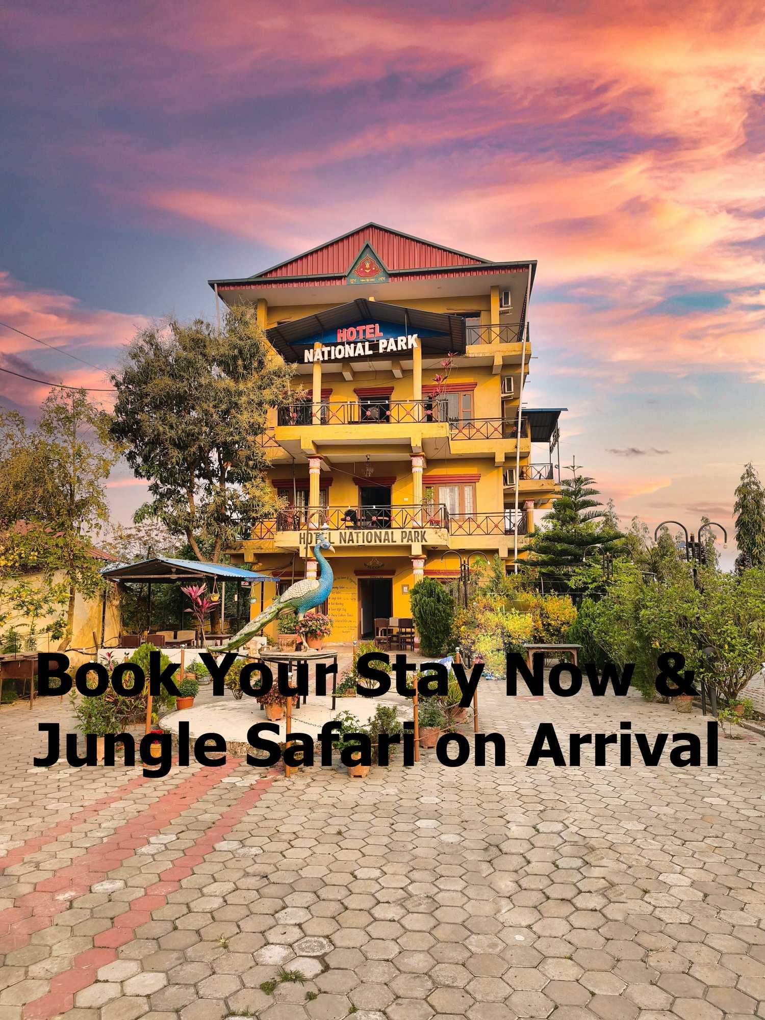 Gift card for Hotel National Park Sauraha- Homely Stay And Peaceful Location With Jungle Safari Arrangements
