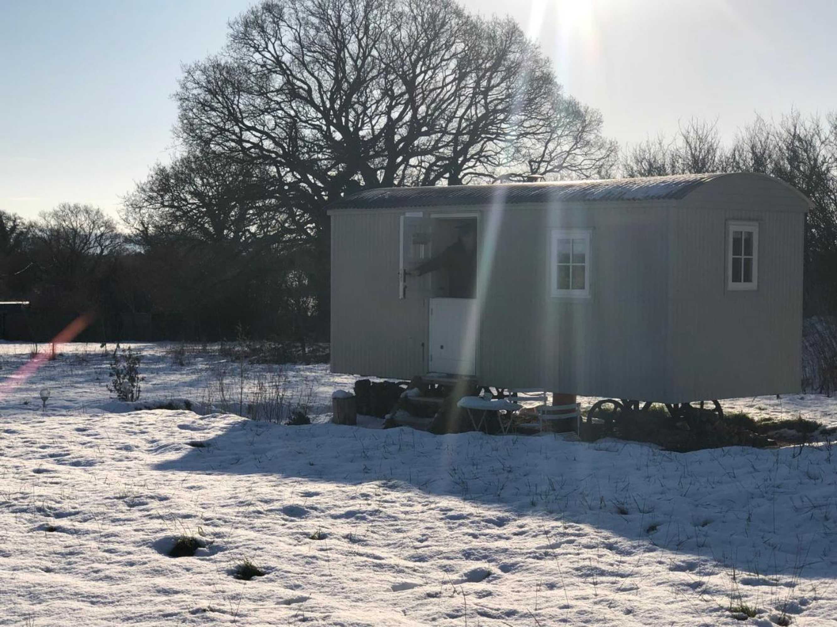 Gift card for Romantic Secluded Shepherd Hut Hares Rest