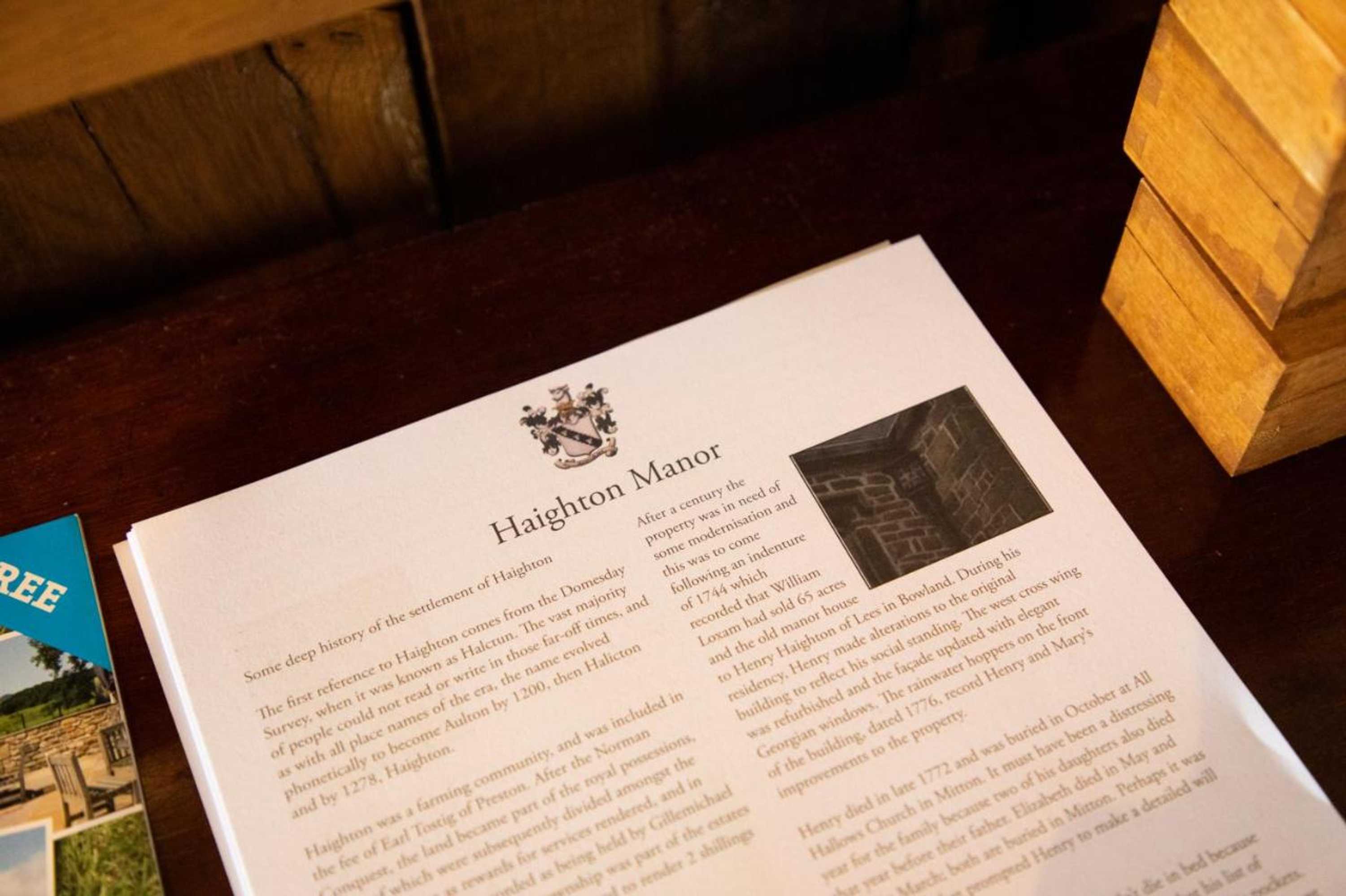 Gift card for Haighton Manor - Brunning And Price