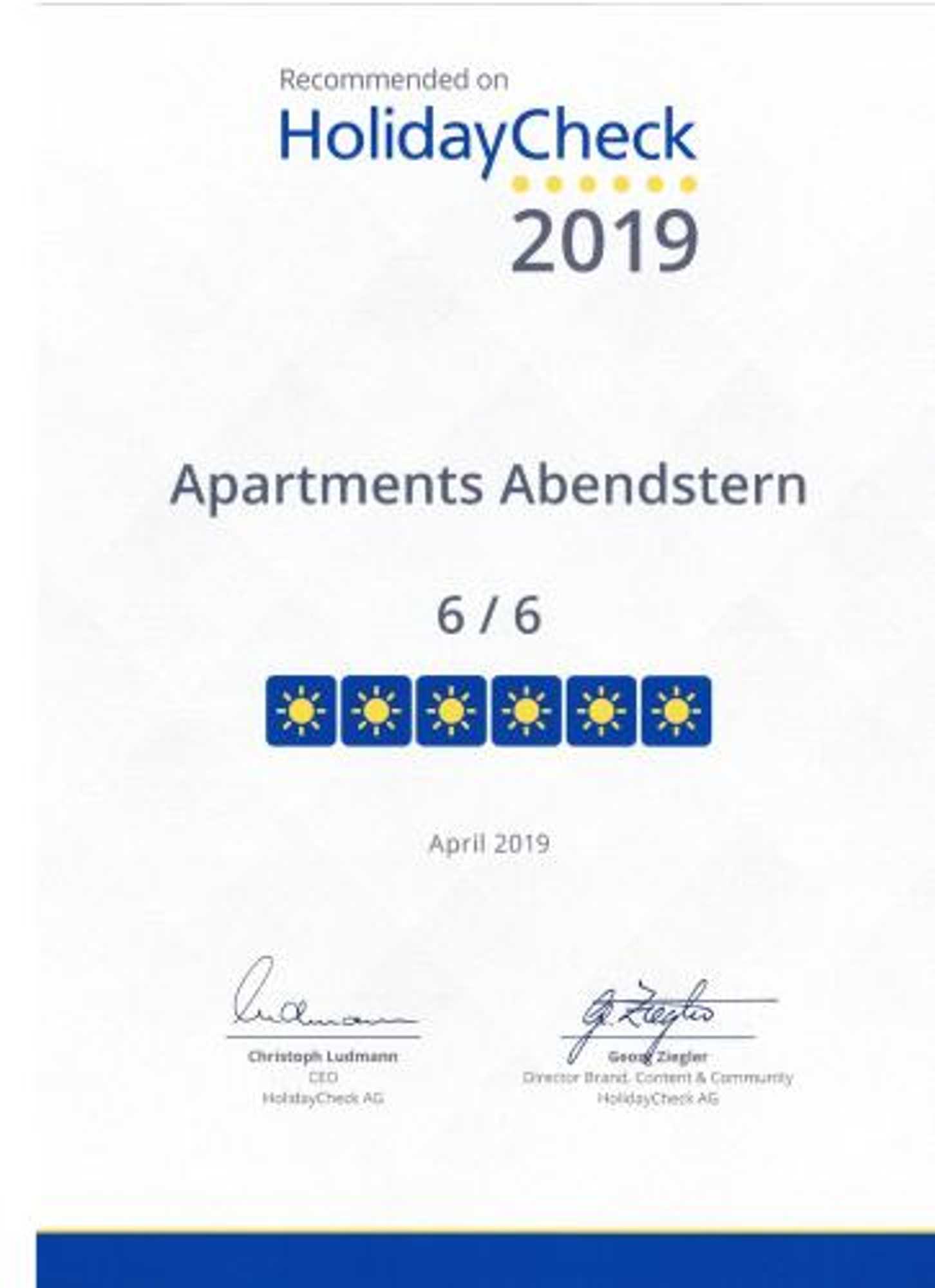 Gift card for Gästehaus Ferienwohnung Abendstern Gift card for Gästehaus Ferienwohnung Abendstern