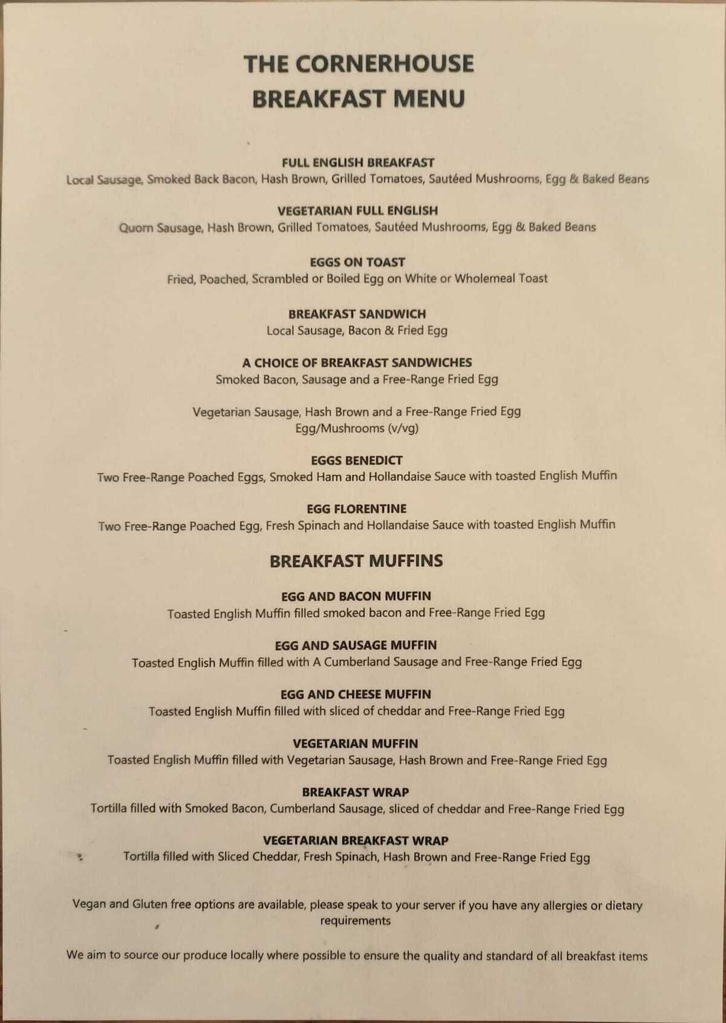 Gift card for The Corner House