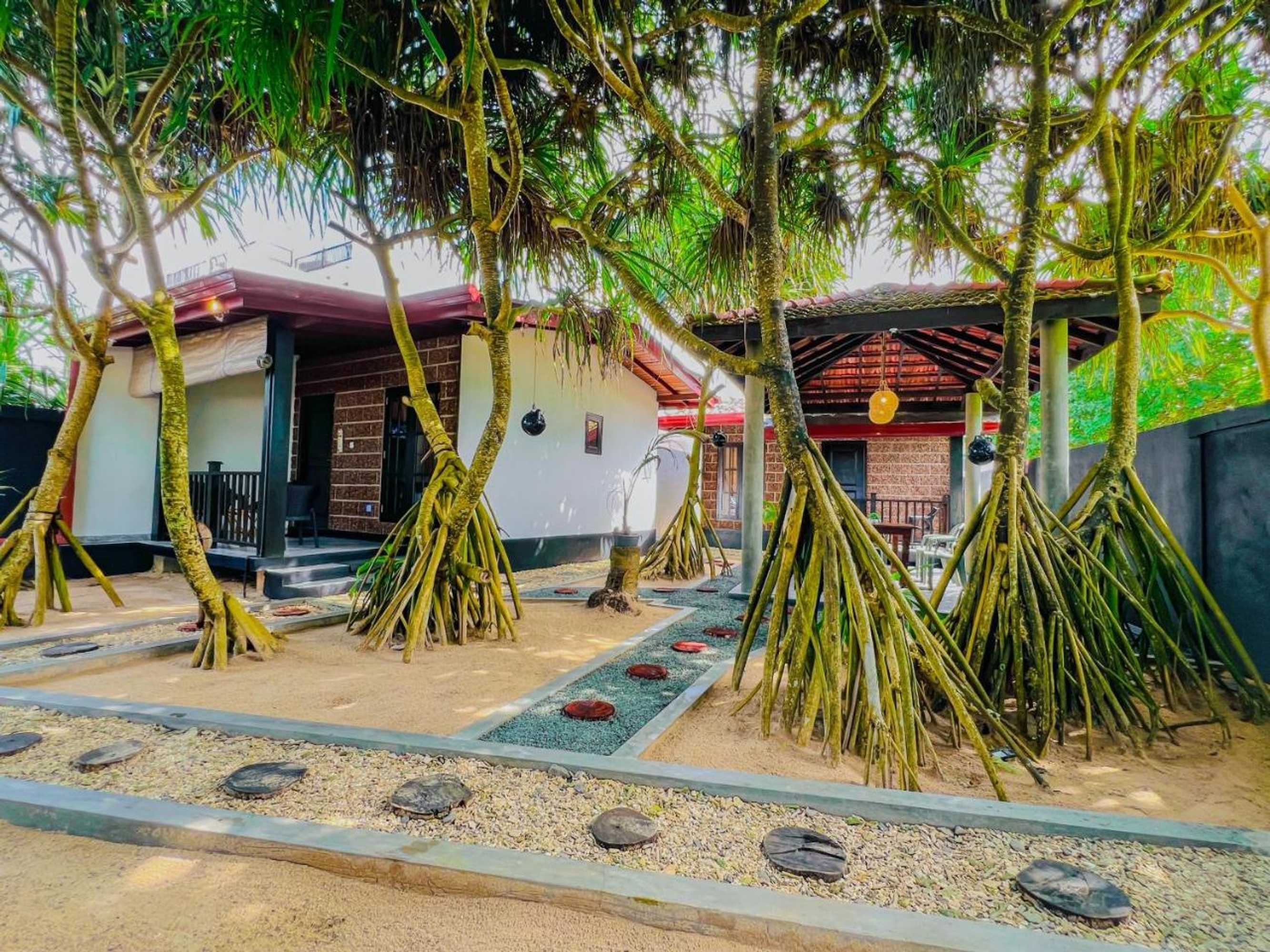 Gift card for Sea Shell Villa Hikkaduwa 2 Separate Cabanas Ocean Front Villa