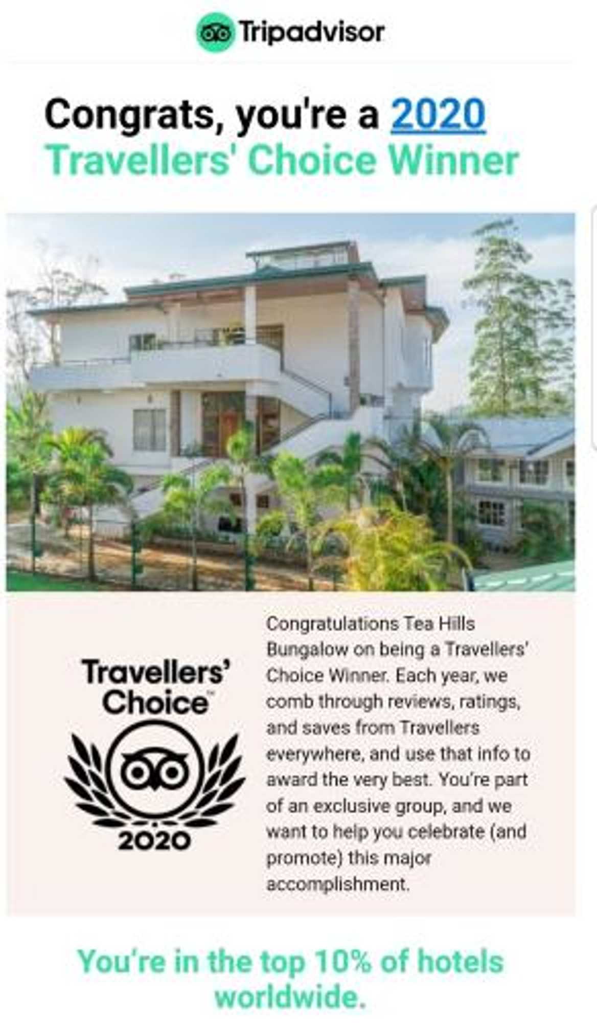 Gift card for Tea Hills Bungalow Gift card for Tea Hills Bungalow