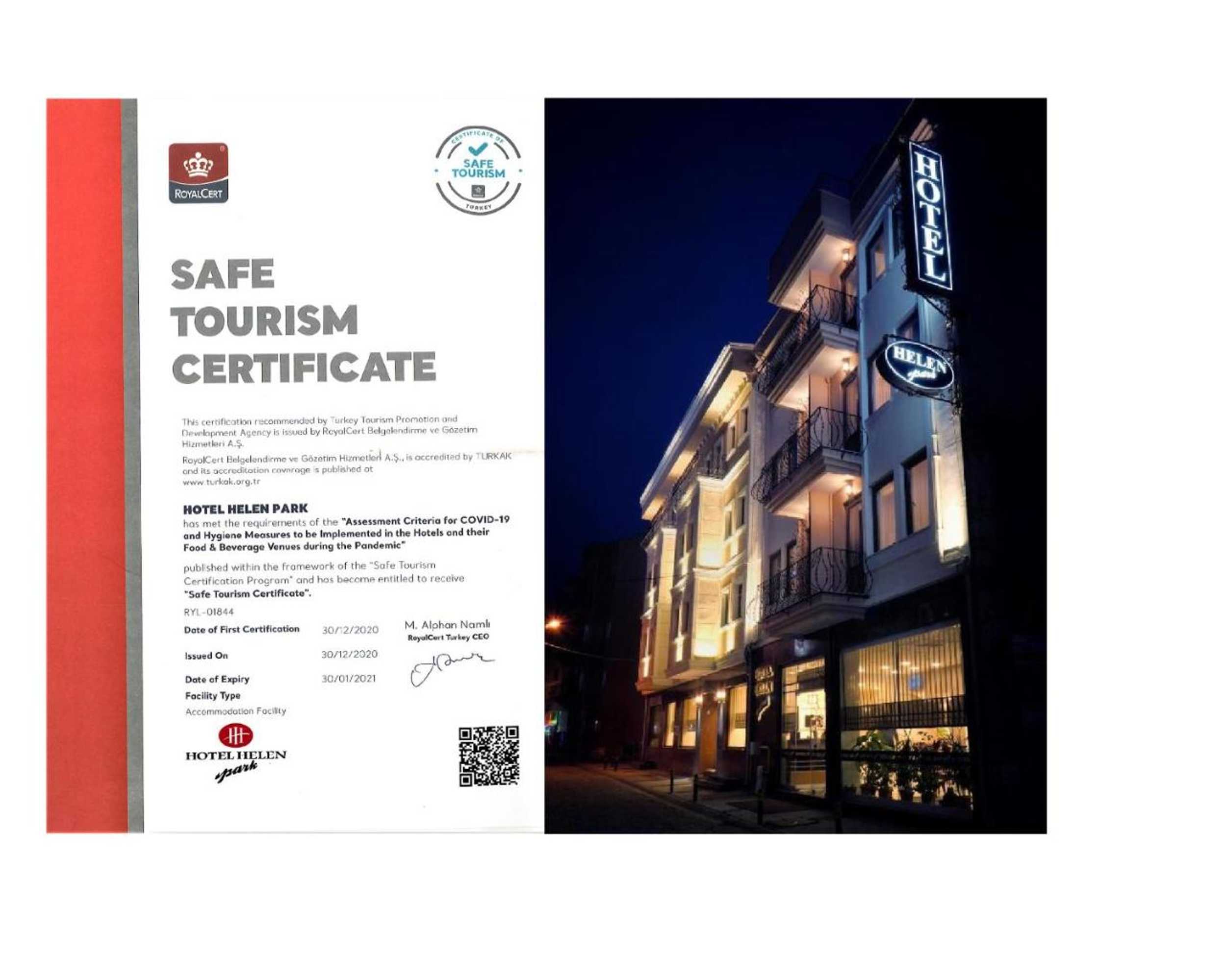 Gift card for Helen Park Hotel