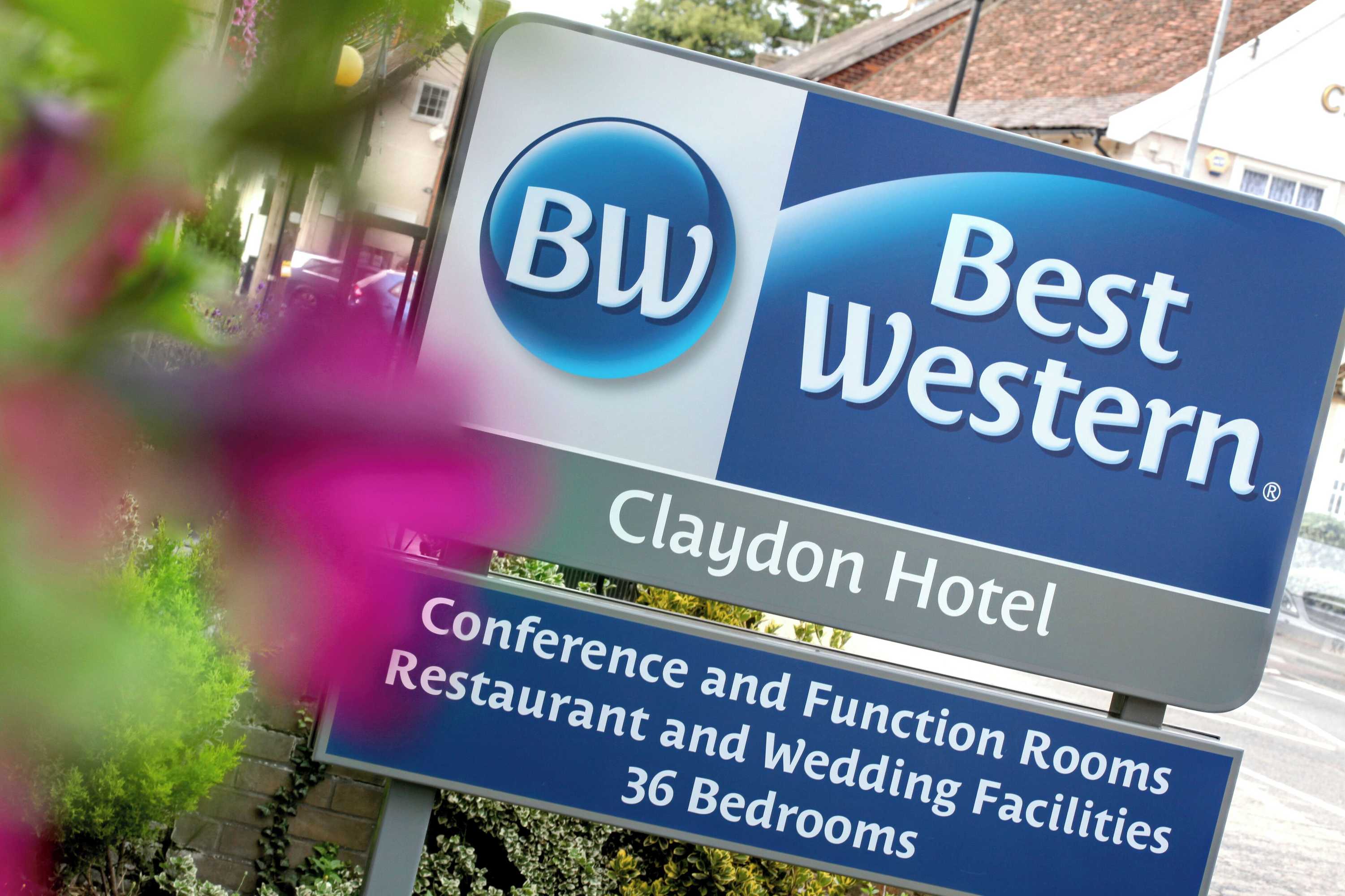 Gift card for Best Western Claydon Hotel