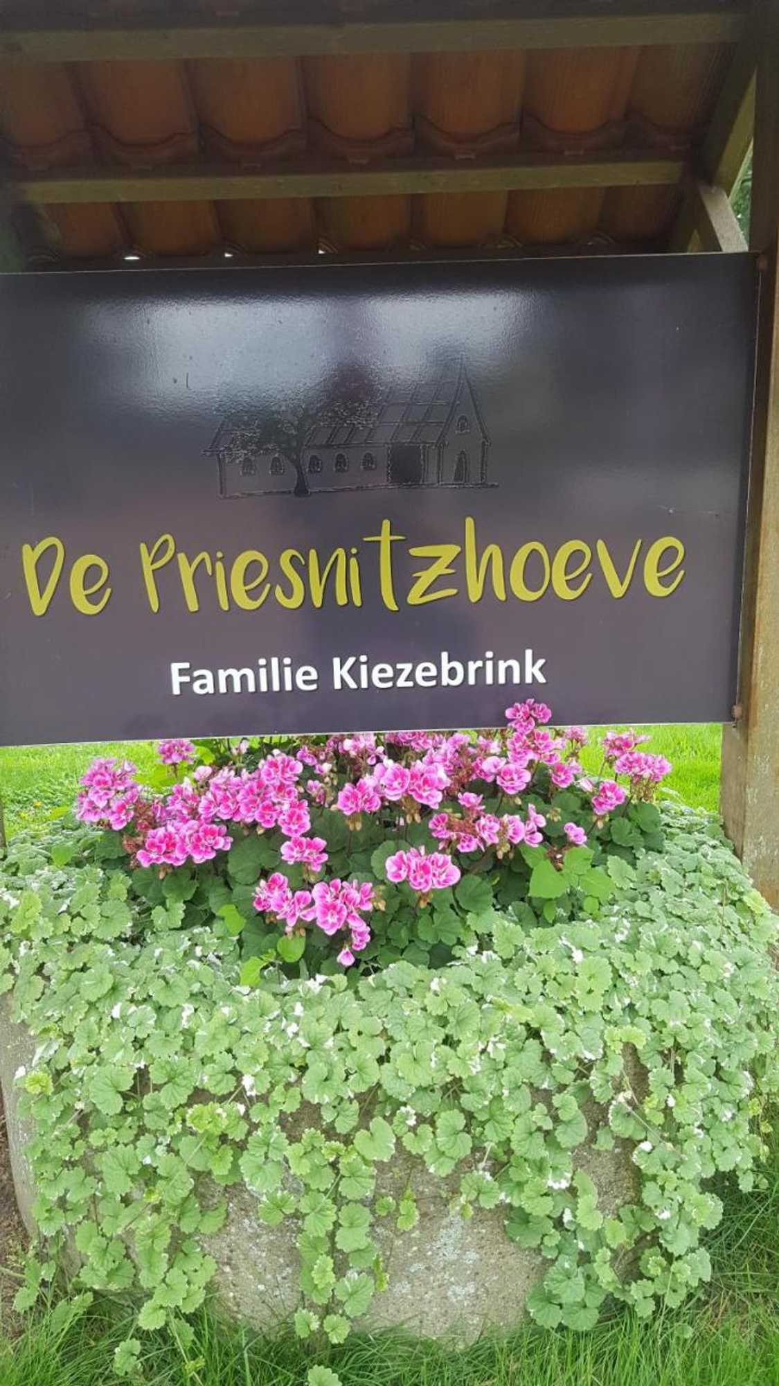 Gift card for De Priesnitzhoeve