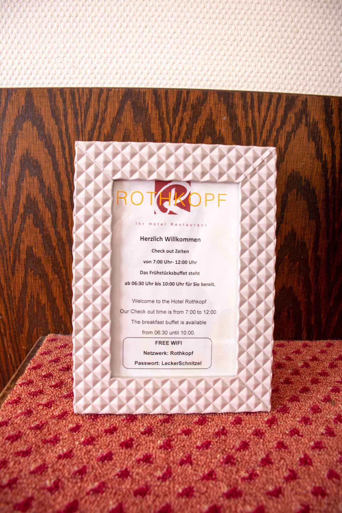 Gift card for Hotel Restaurant Rothkopf Gift card for Hotel Restaurant Rothkopf