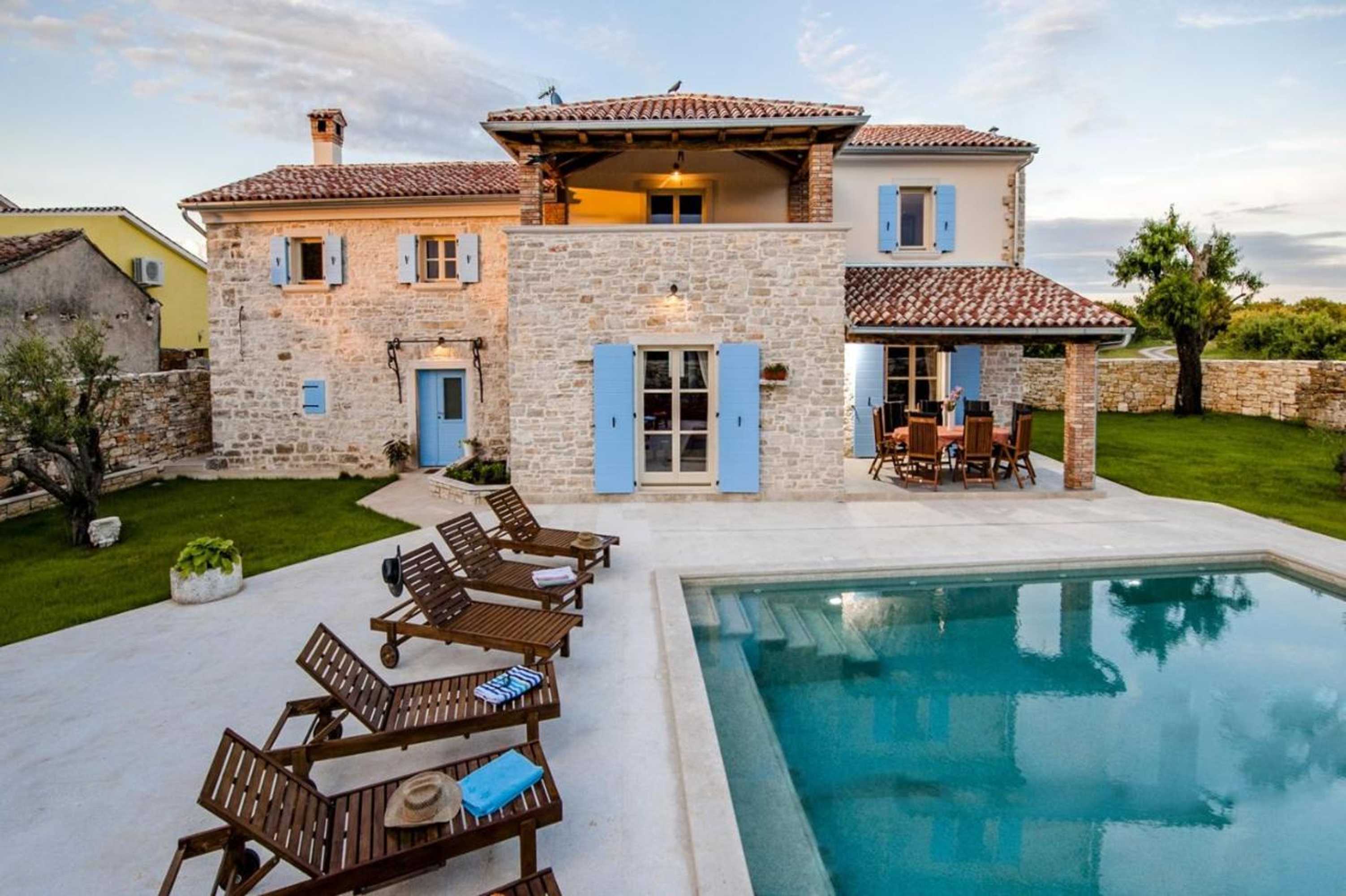 Gift card for Beautiful Villa Tomani With Pool, Basketball And Volleyball Field
