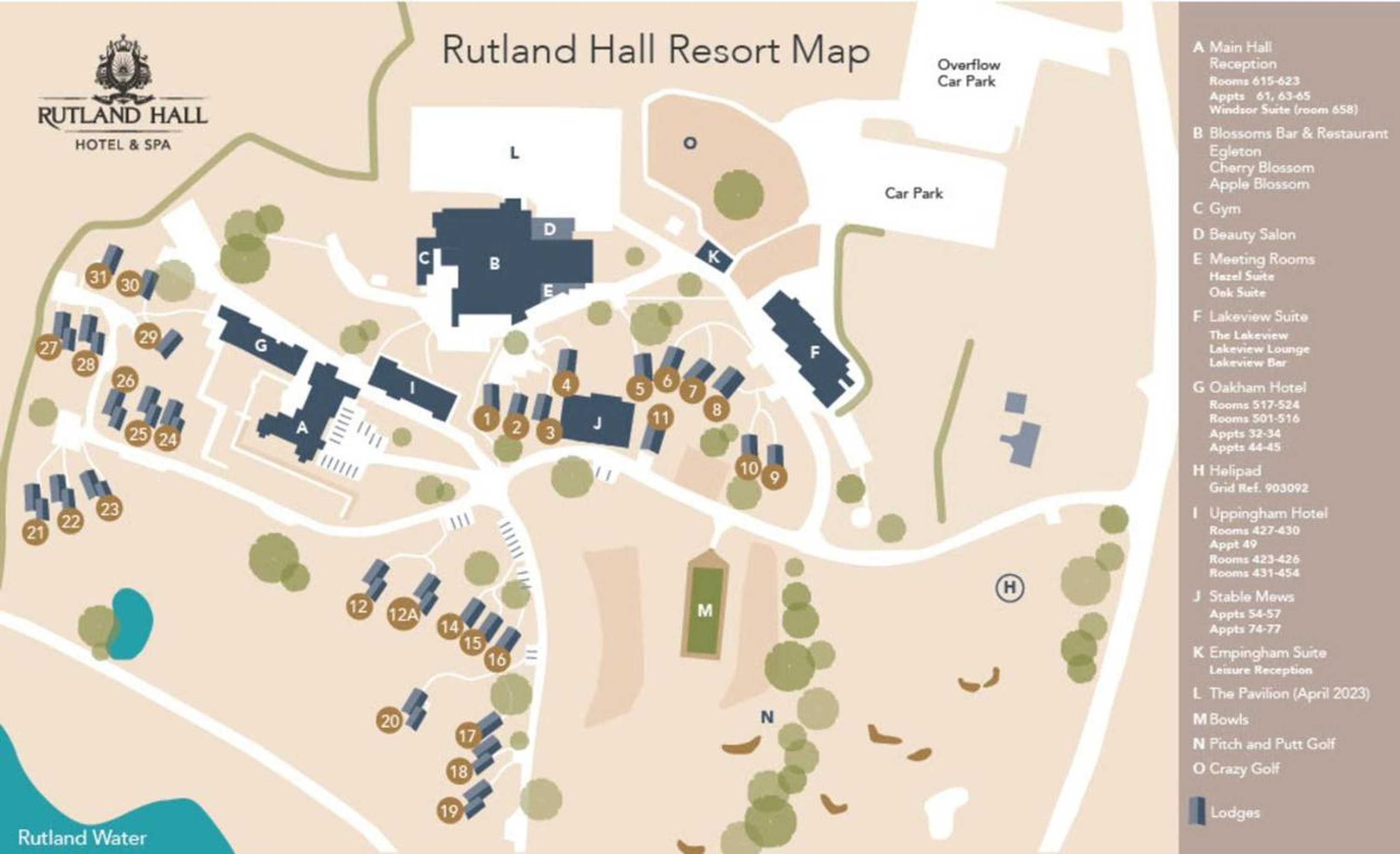 Gift card for Rutland Hall Hotel