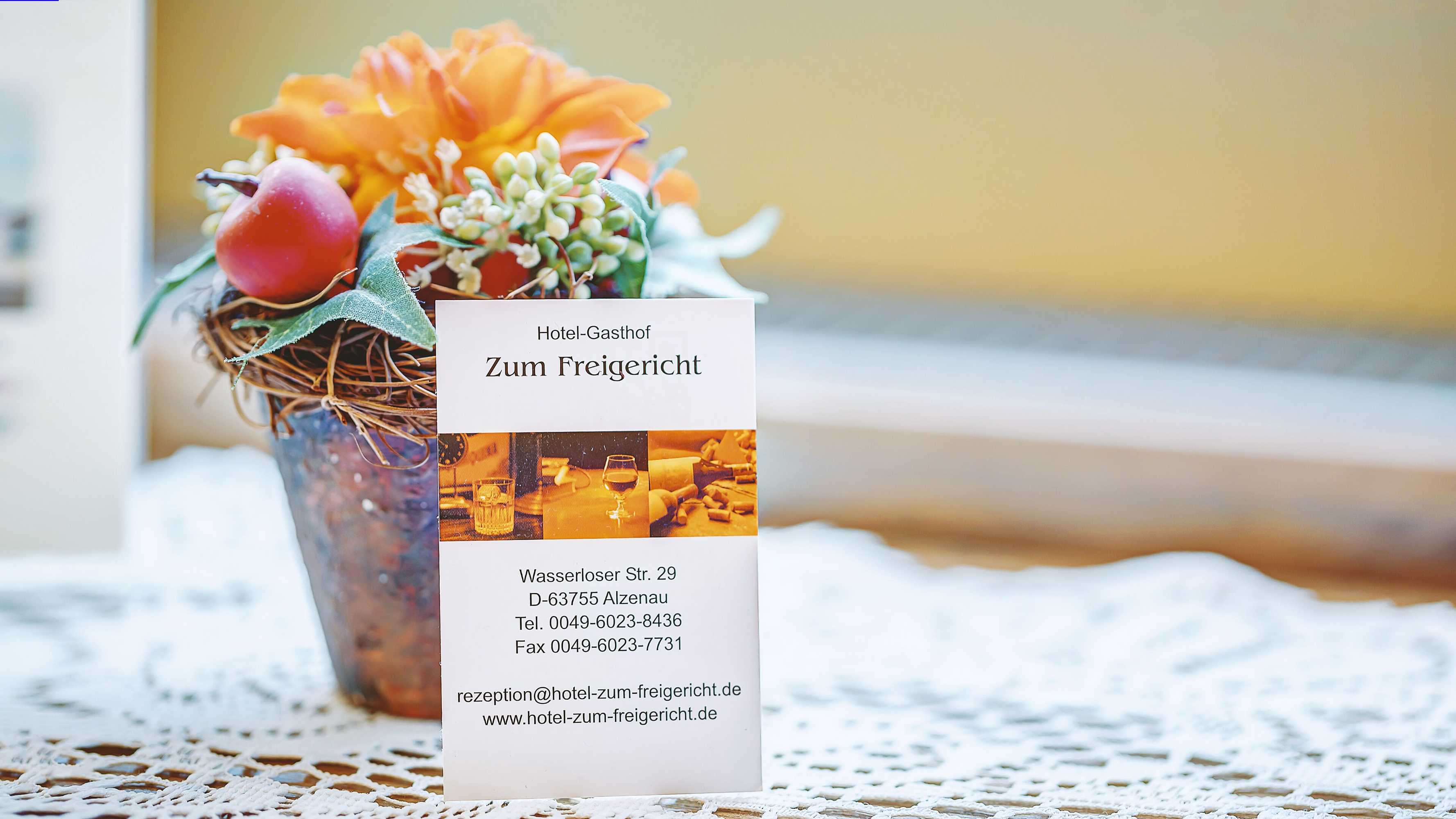 Gift card for Hotel Gasthof Zum Freigericht Gift card for Hotel Gasthof Zum Freigericht