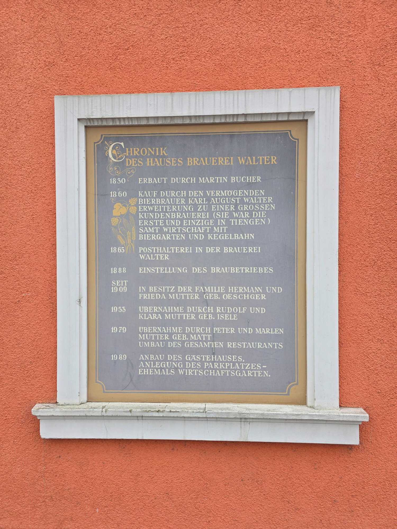 Gift card for Hotel Brauerei Walter