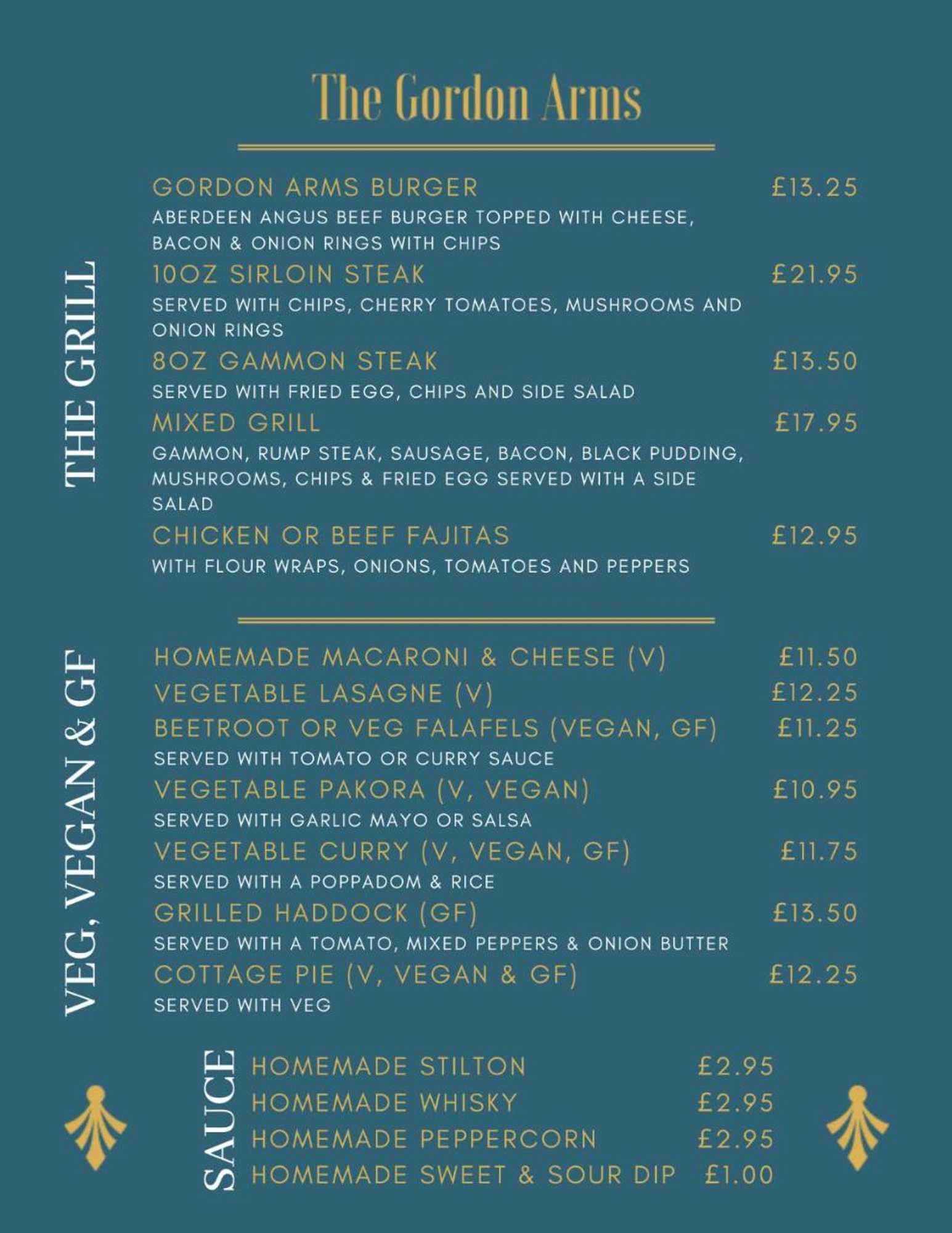 Gift card for Gordon Arms Hotel