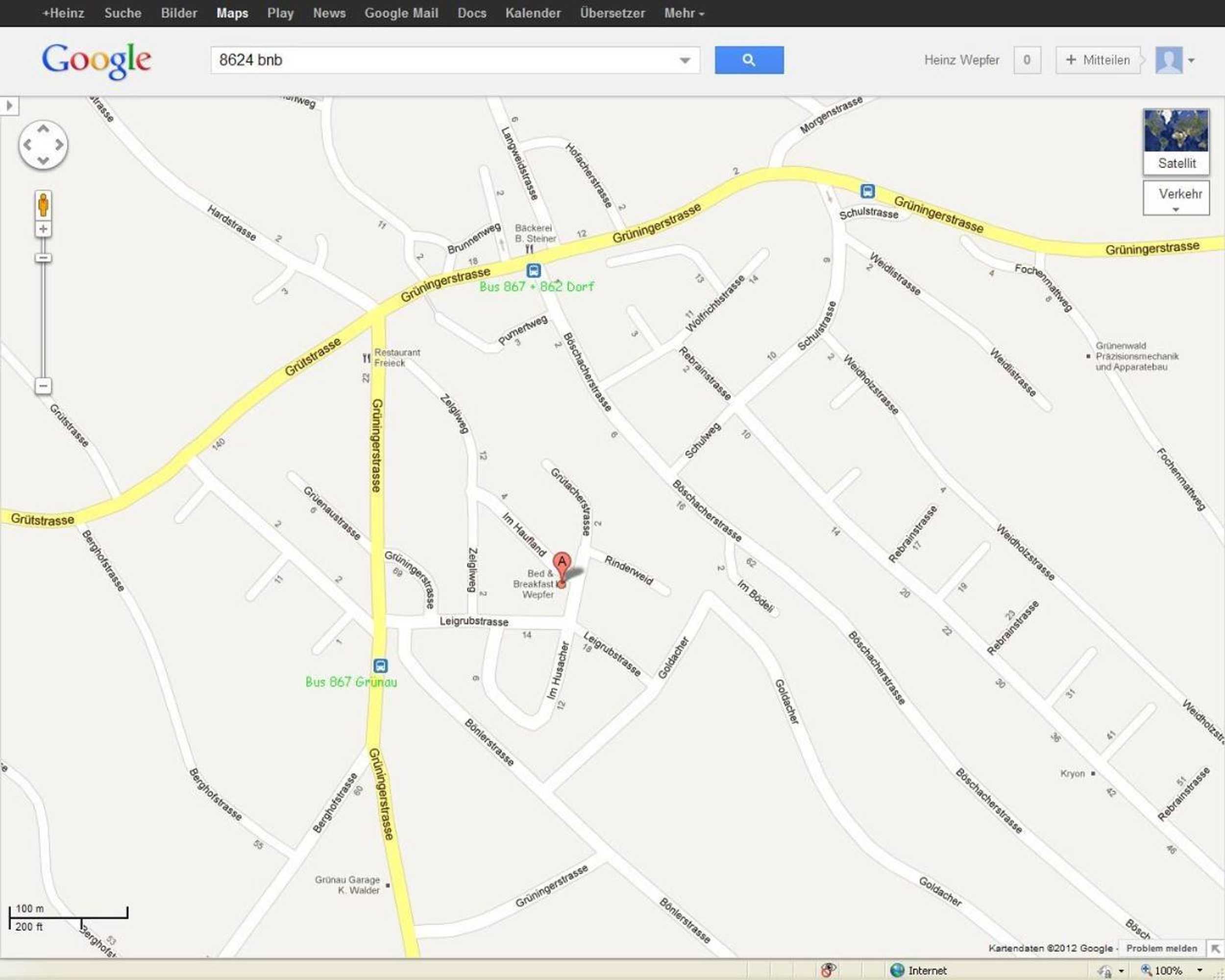 Gift card for Bed & Breakfast Wepfer