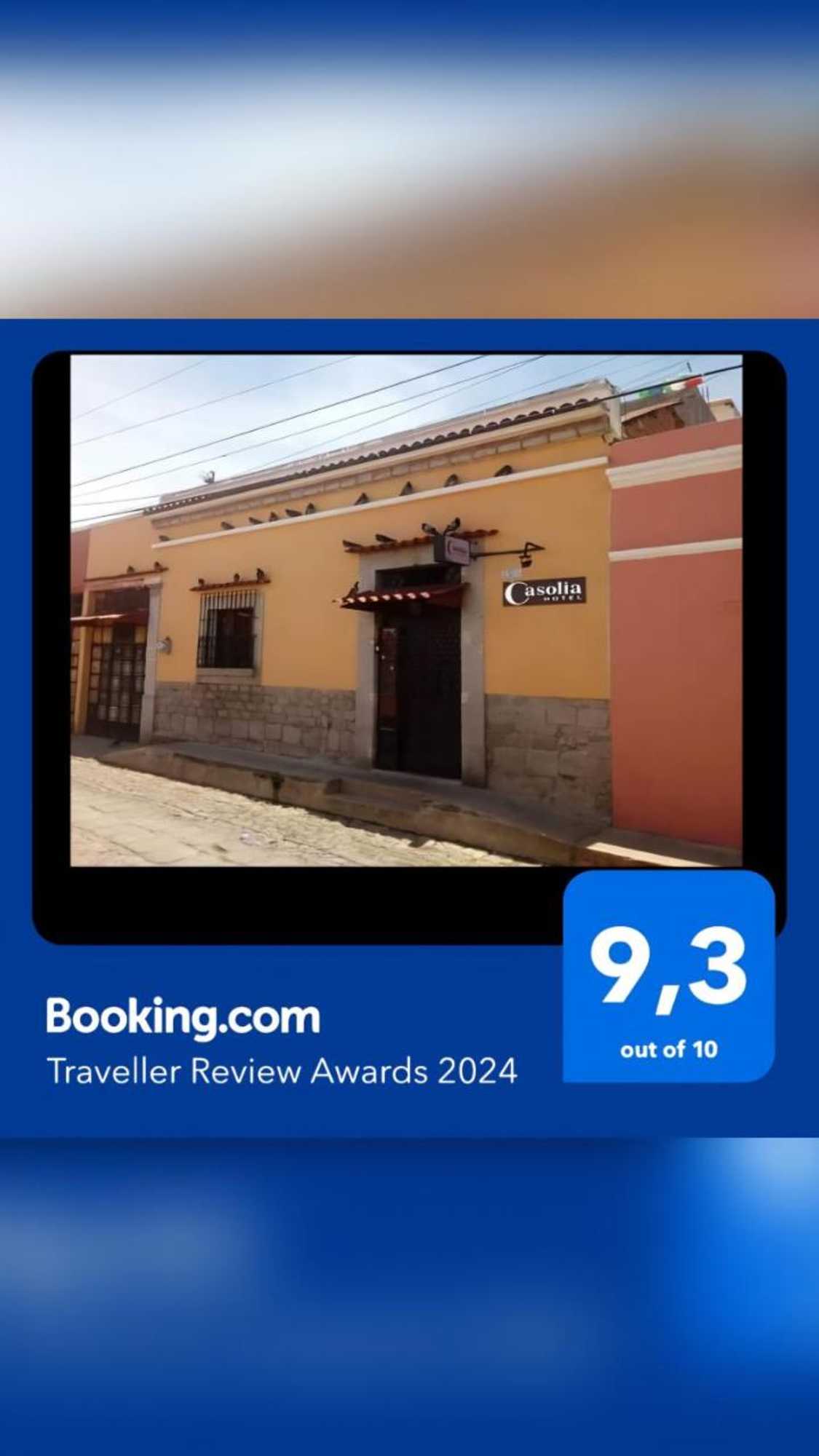 Gift card for Hotel Casolia