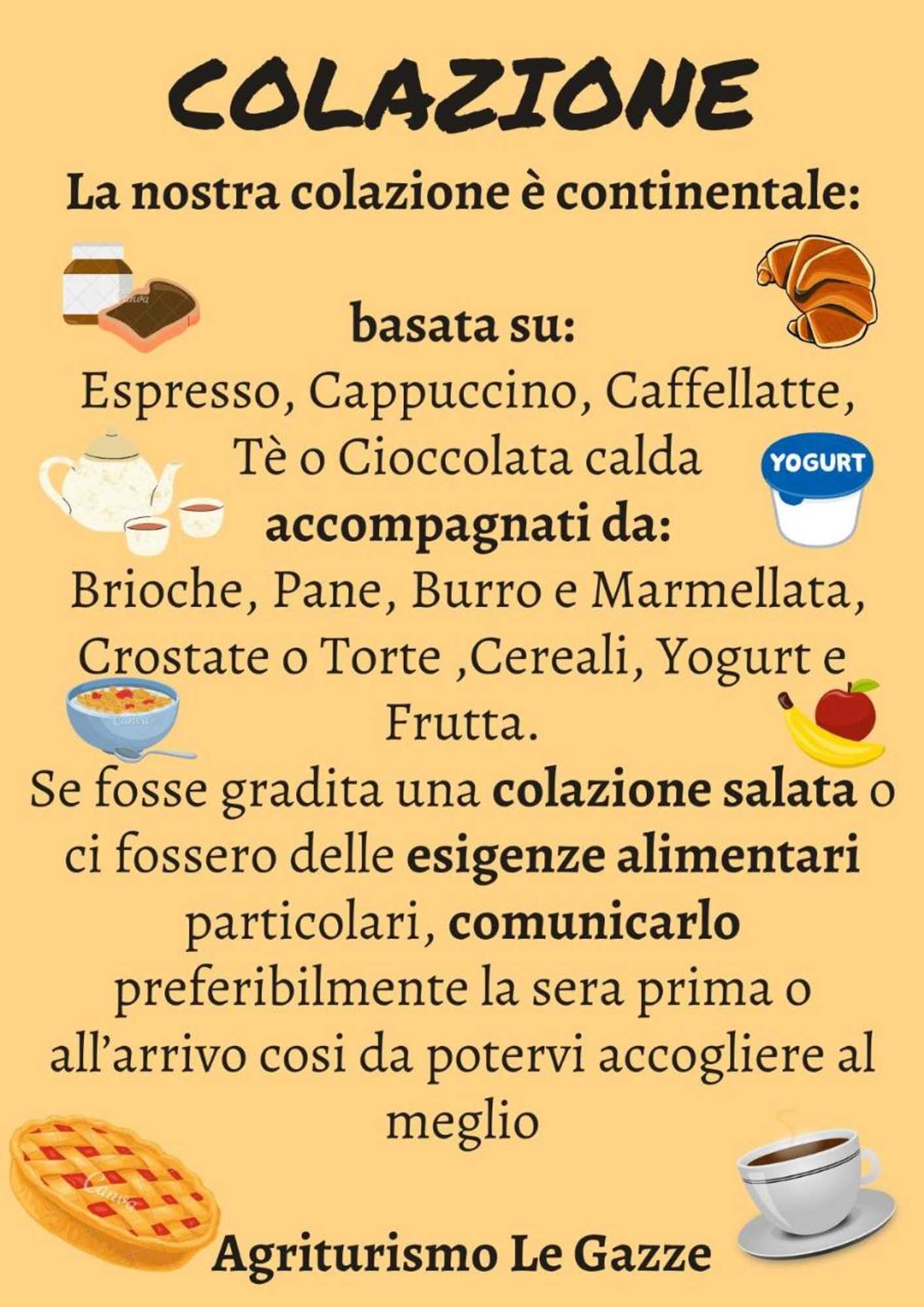 Gift card for Agriturismo Le Gazze