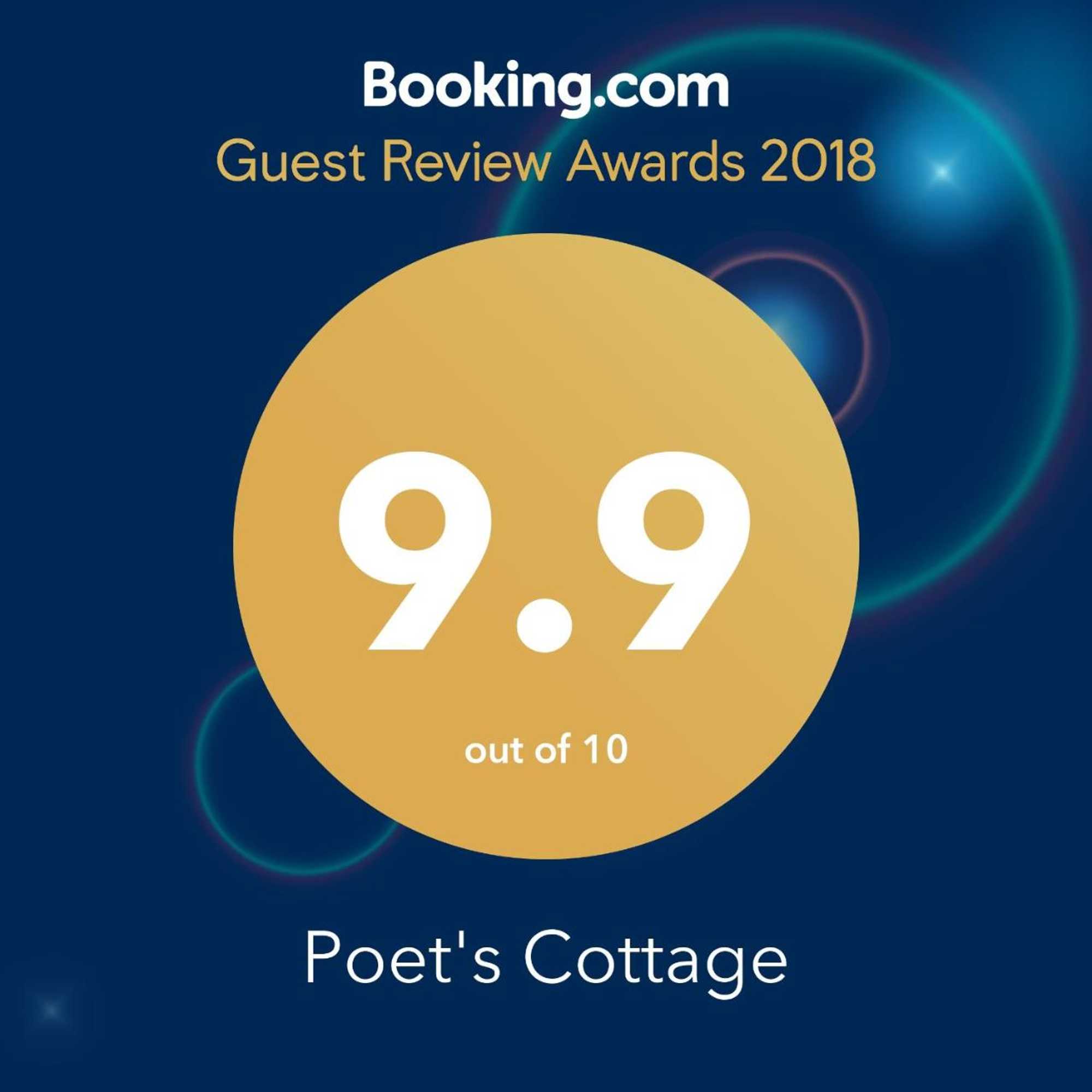 Gift card for Poets Cottage Fireplace Spa Bath Scenic Treks Pet Friendly