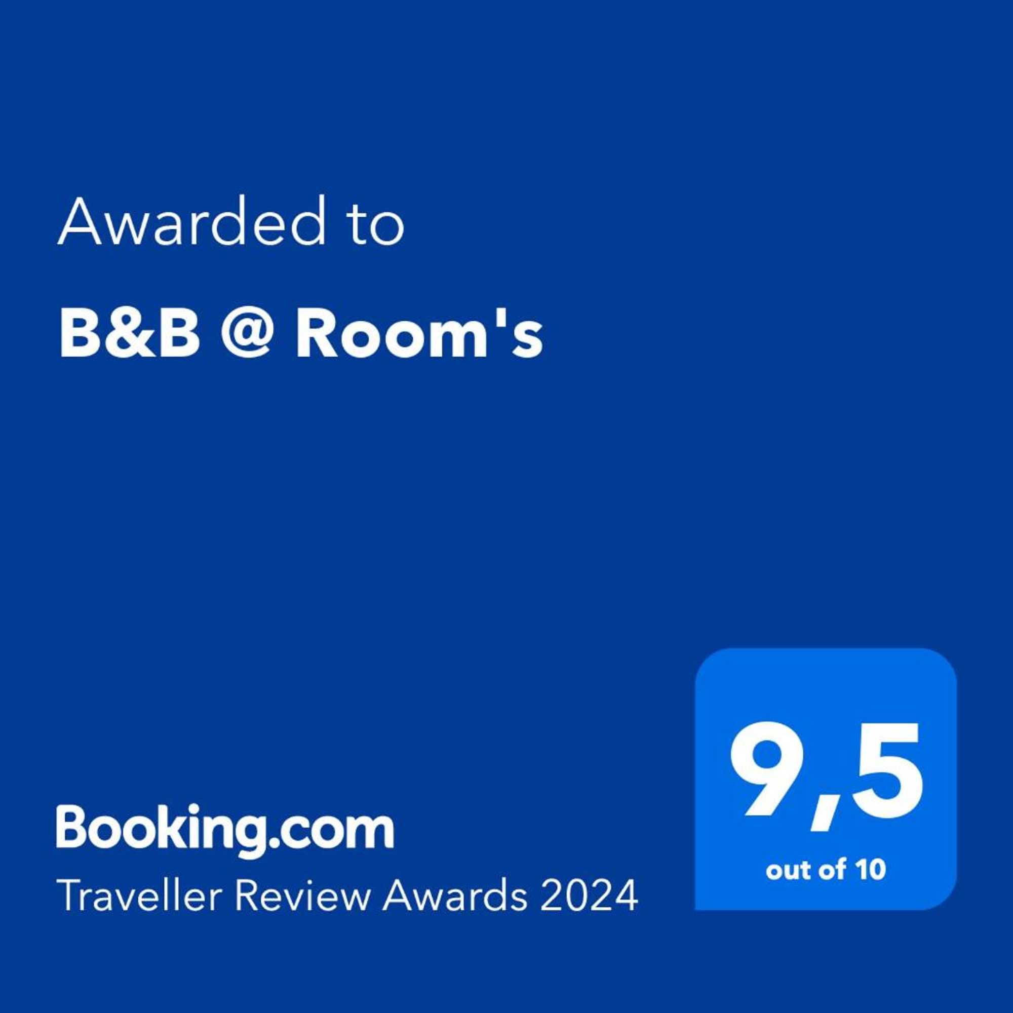Gift card for B&b @ Room's