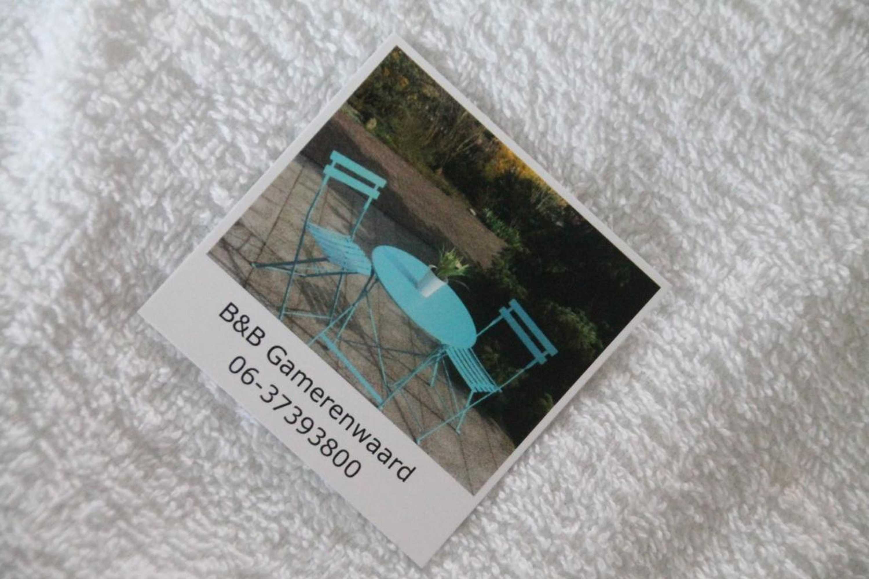 Gift card for B&b Gamerenwaard