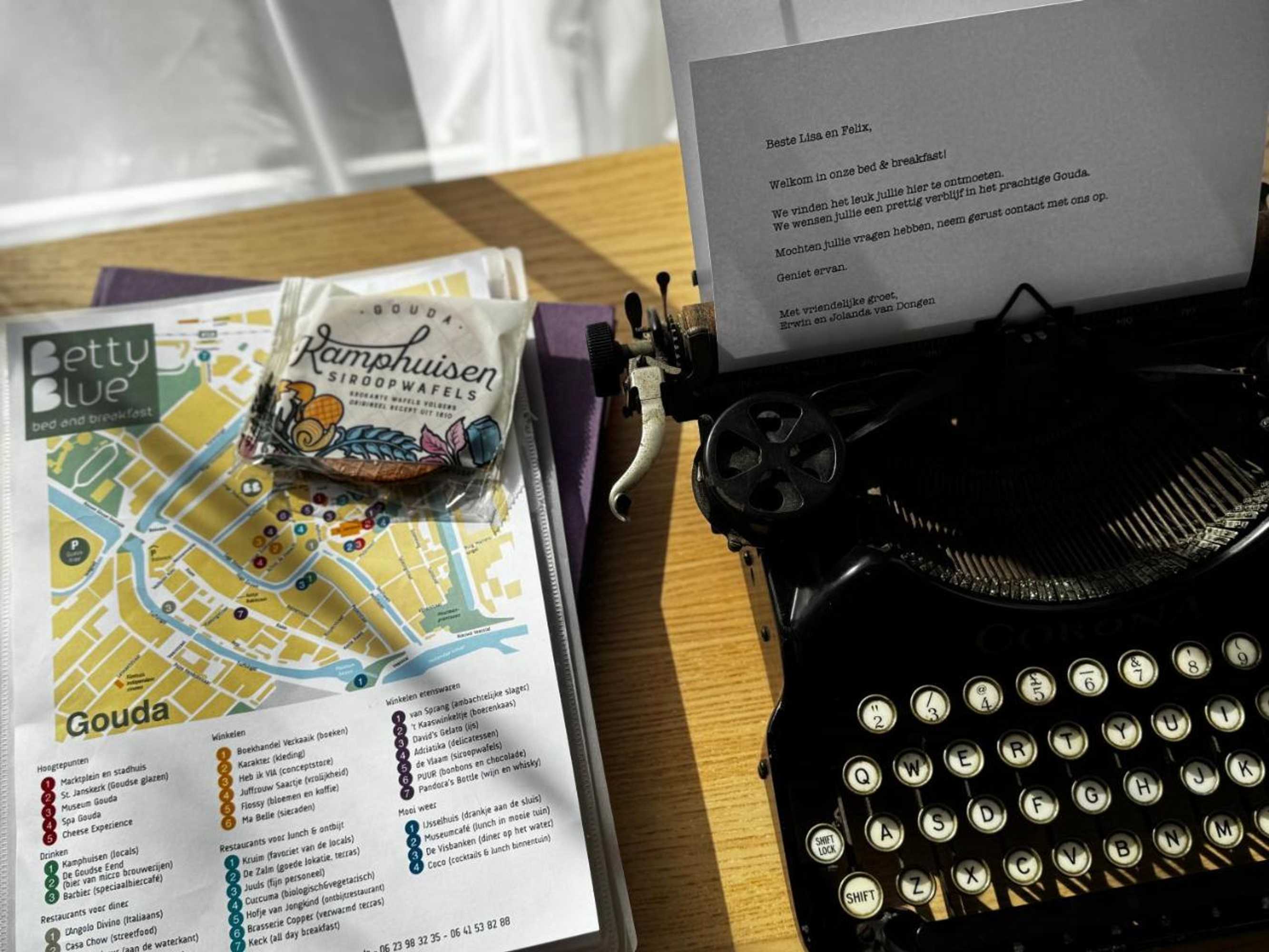 Gift card for Betty Blue Bed & Breakfast