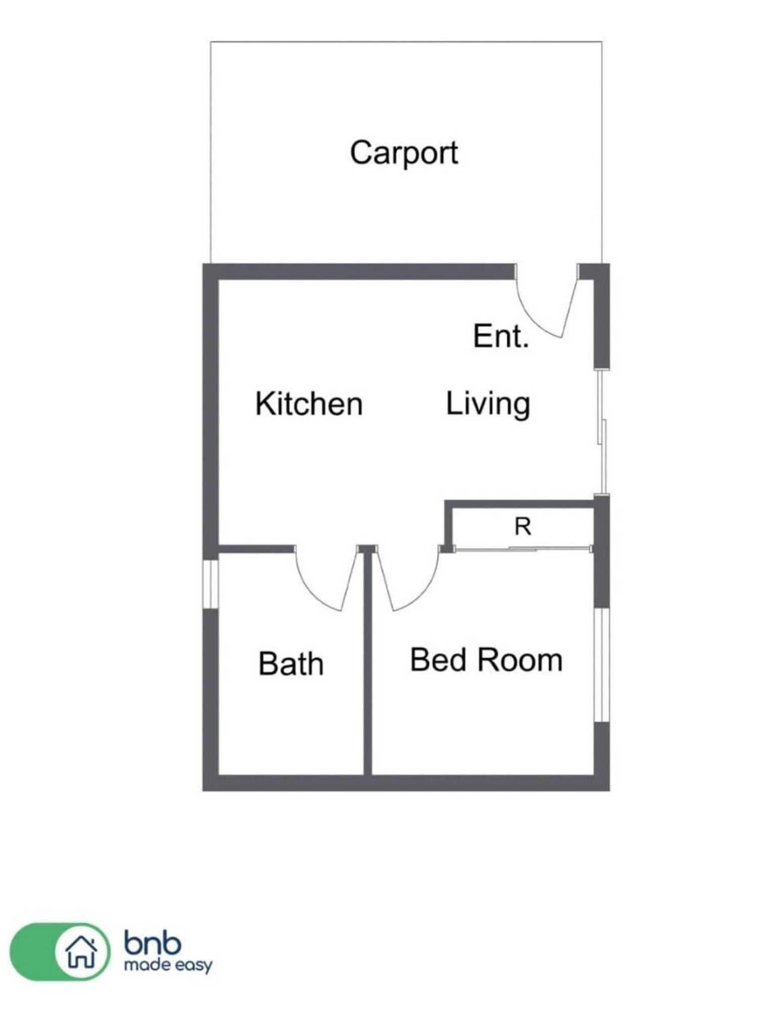 Gift card for The Elm Apartments - The Black & White Room