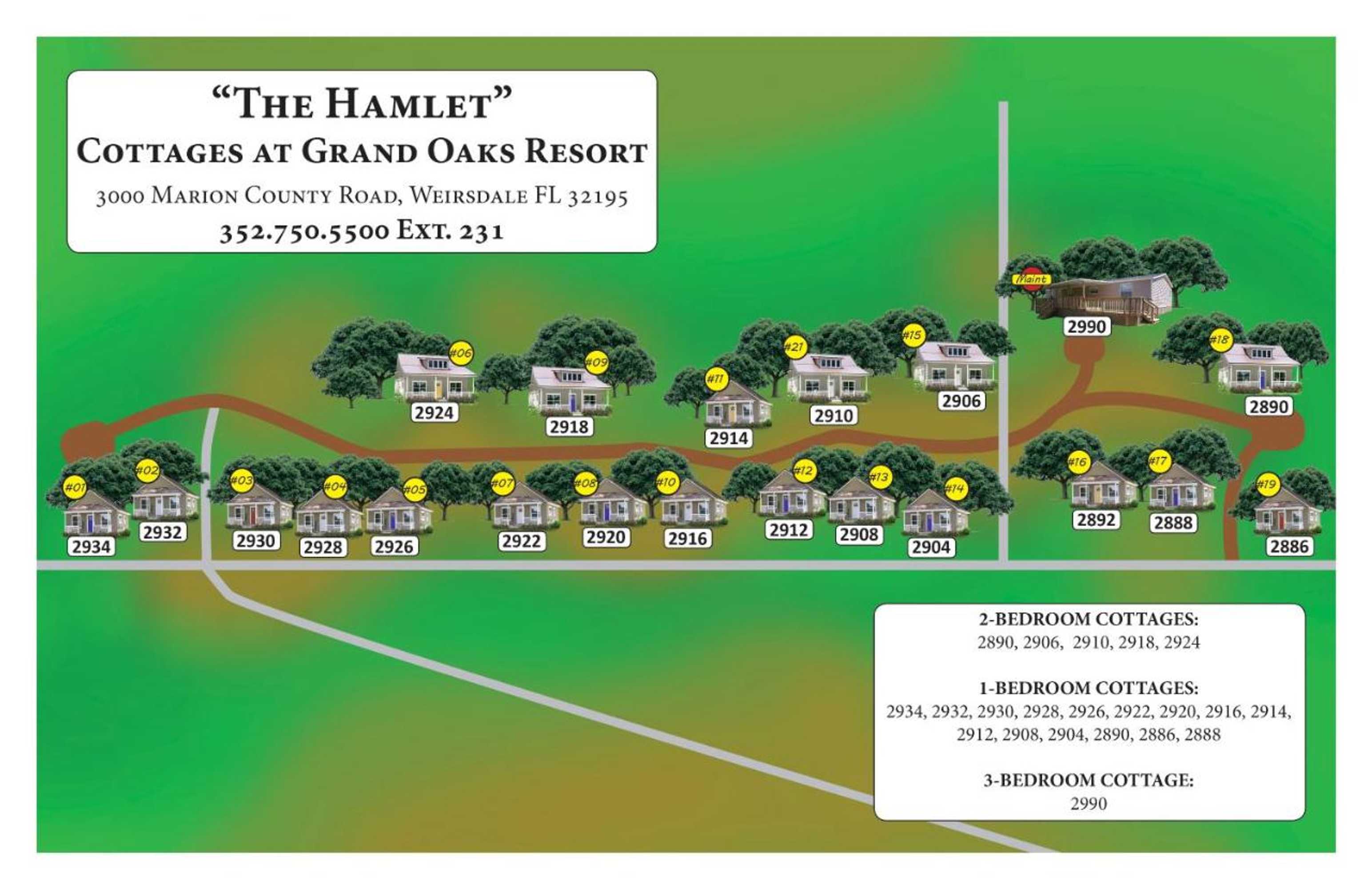 Gift card for The Grand Oaks Resort