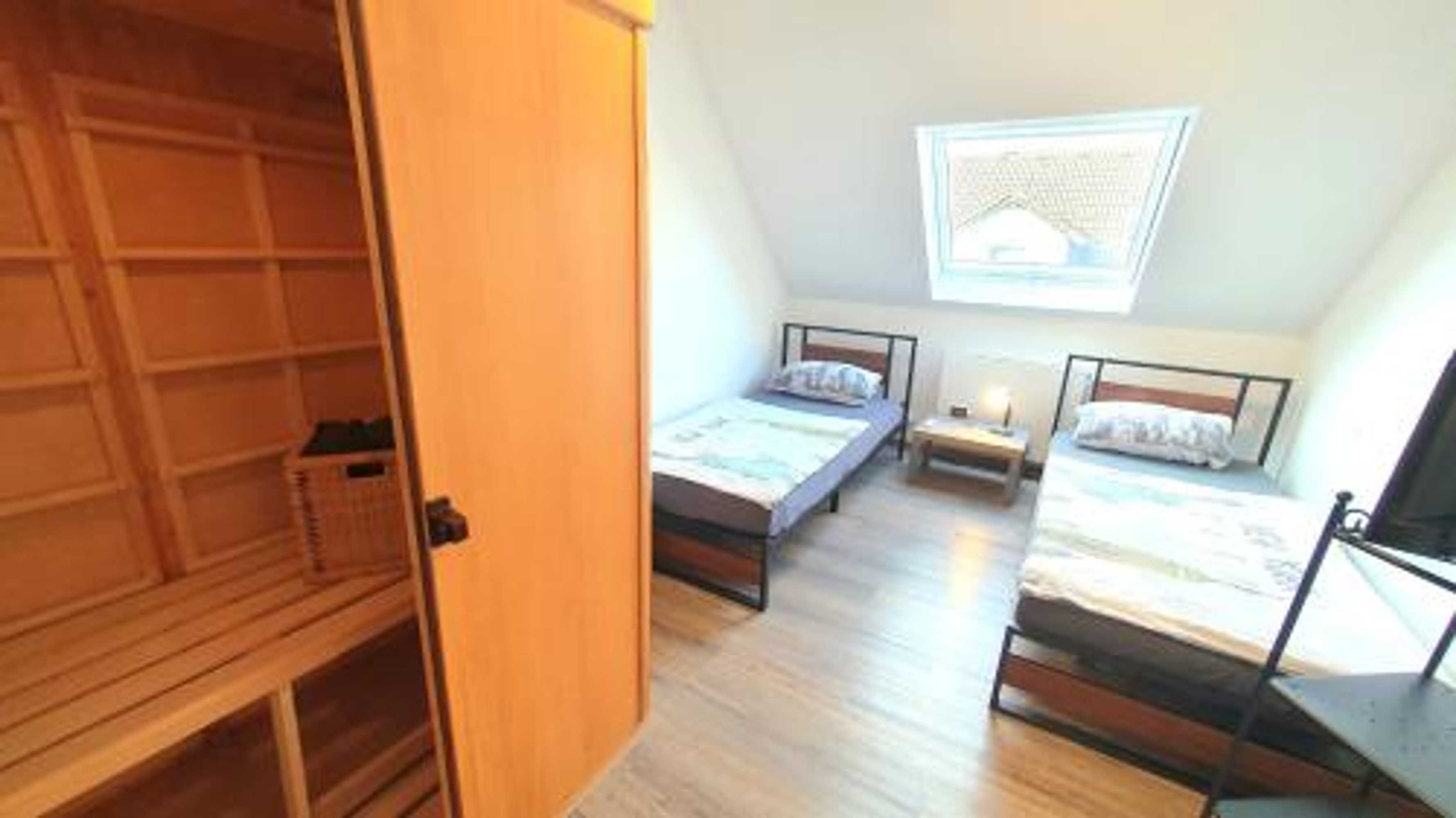 Gift card for Frankes Sleep Inn, 2 Wohnungen 2 Betten Und 5 Betten, Sauna Gift card for Frankes Sleep Inn, 2 Wohnungen 2 Betten Und 5 Betten, Sauna