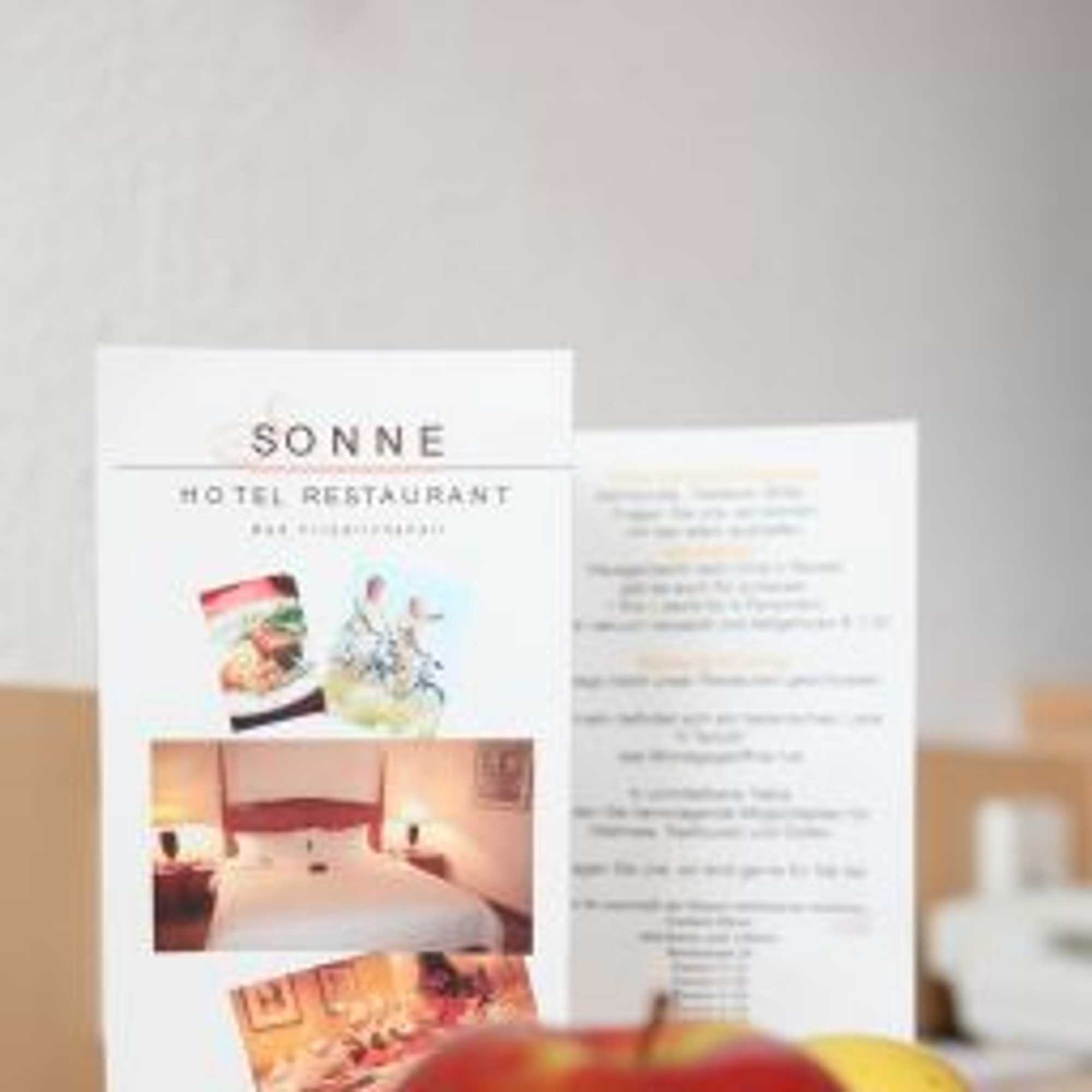 Gift card for Hotel Sonne Garni Gift card for Hotel Sonne Garni