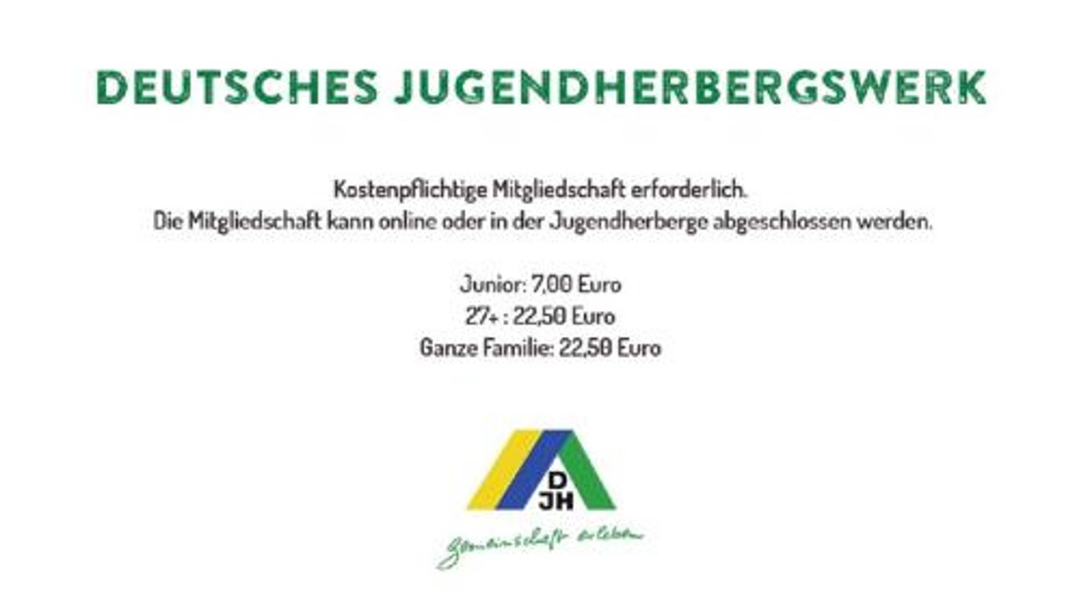 Gift card for Jugendherberge Possenhofen Gift card for Jugendherberge Possenhofen