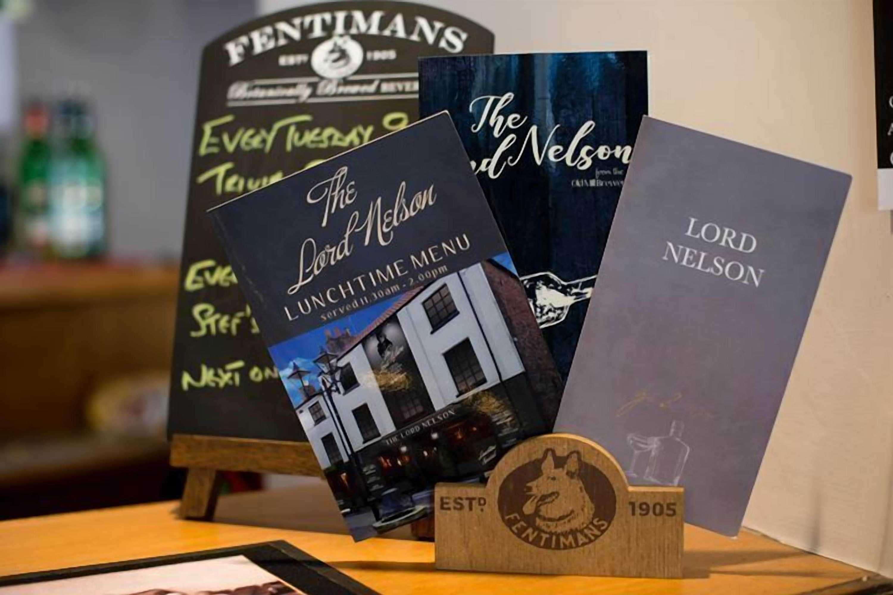 Gift card for The Lord Nelson